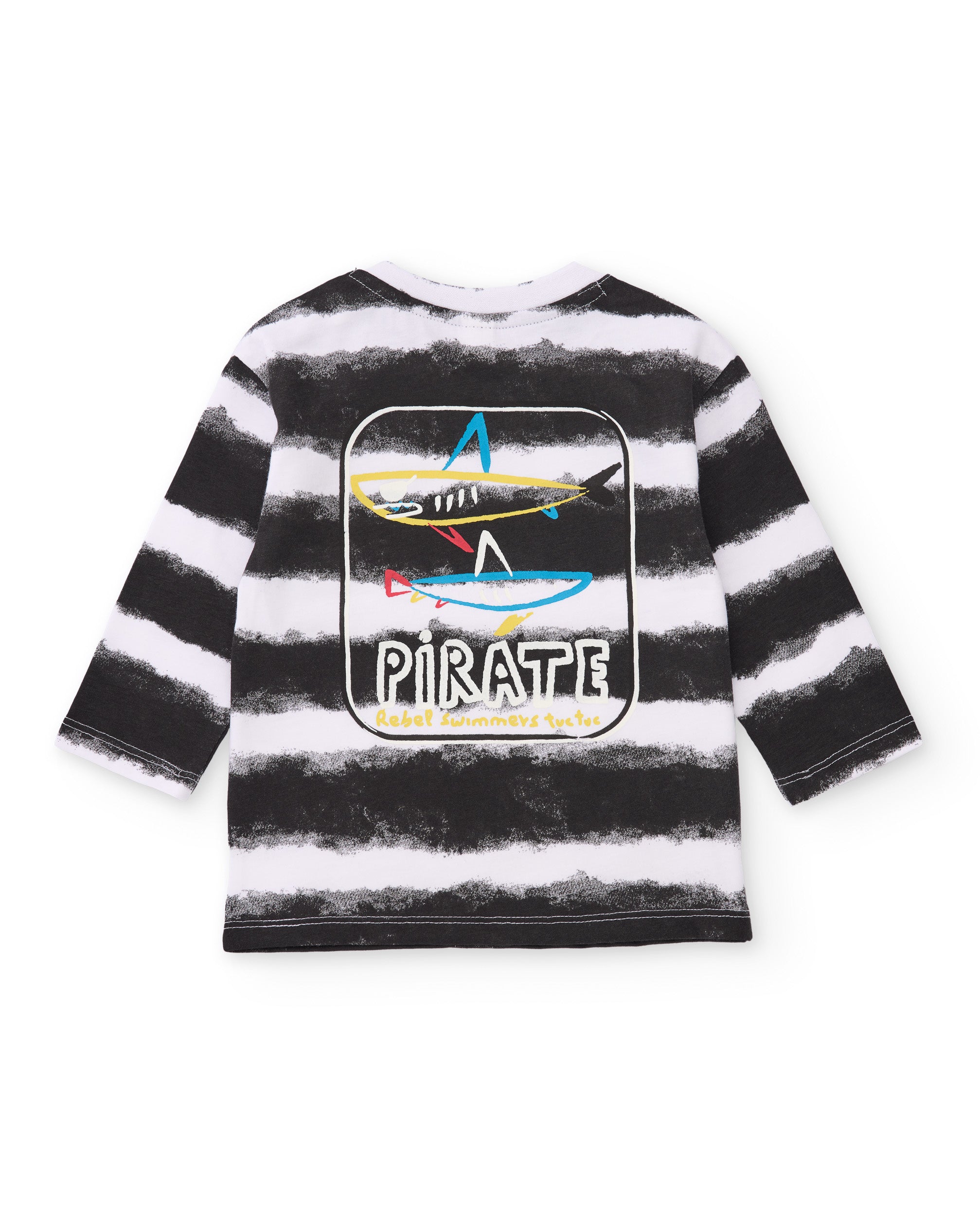 Camiseta de niño de punto con motivo pirata