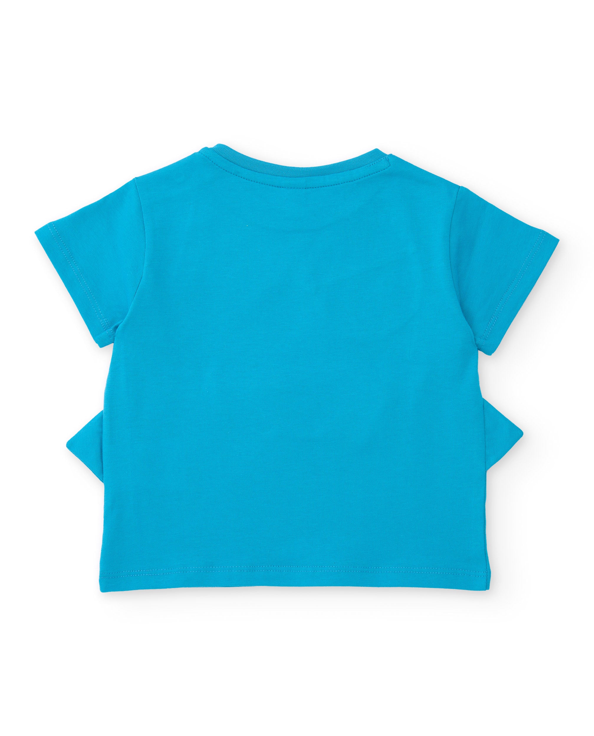 Camiseta de niño de punto con aletas laterales