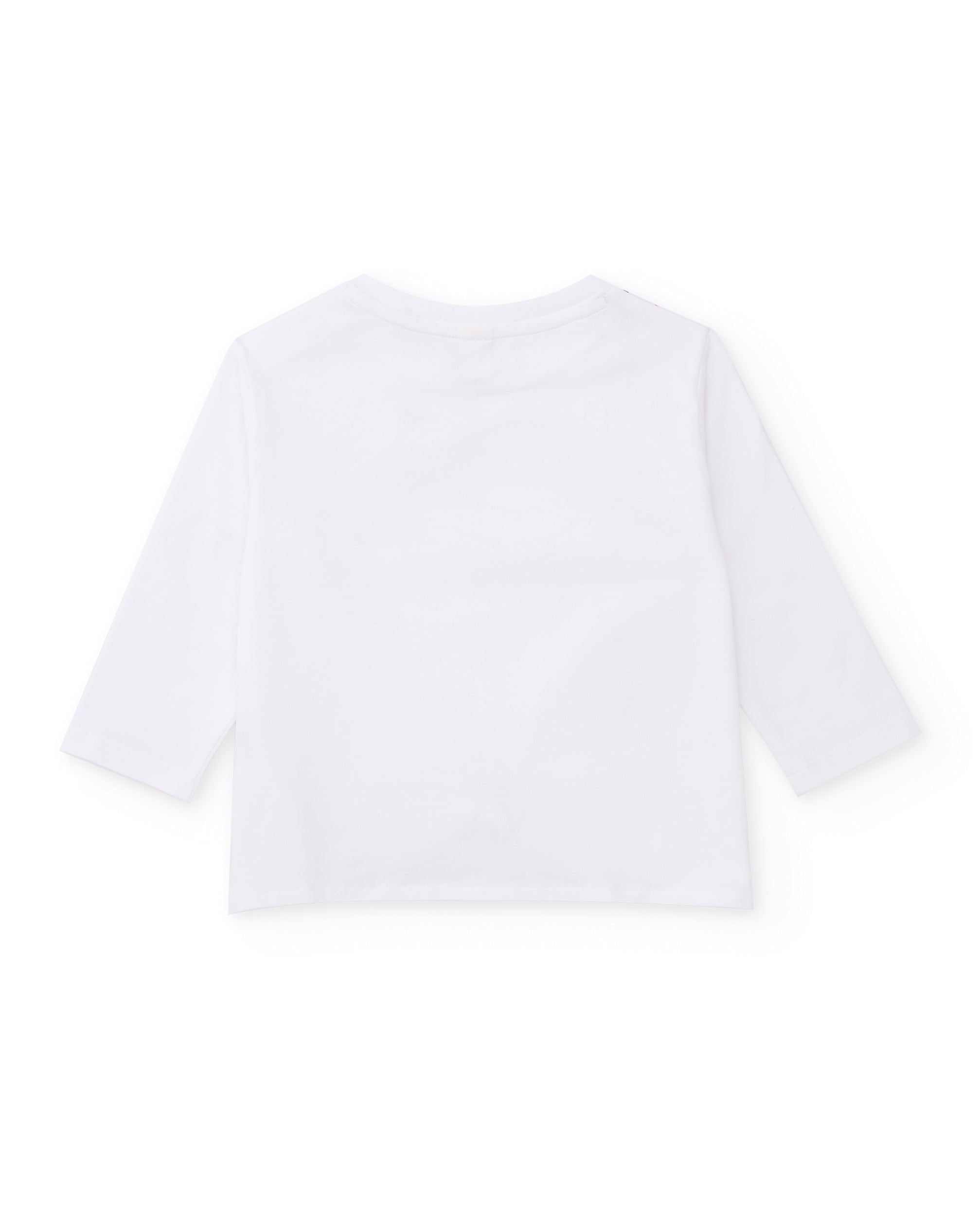 Camiseta de niña de punto con detalles brillantes