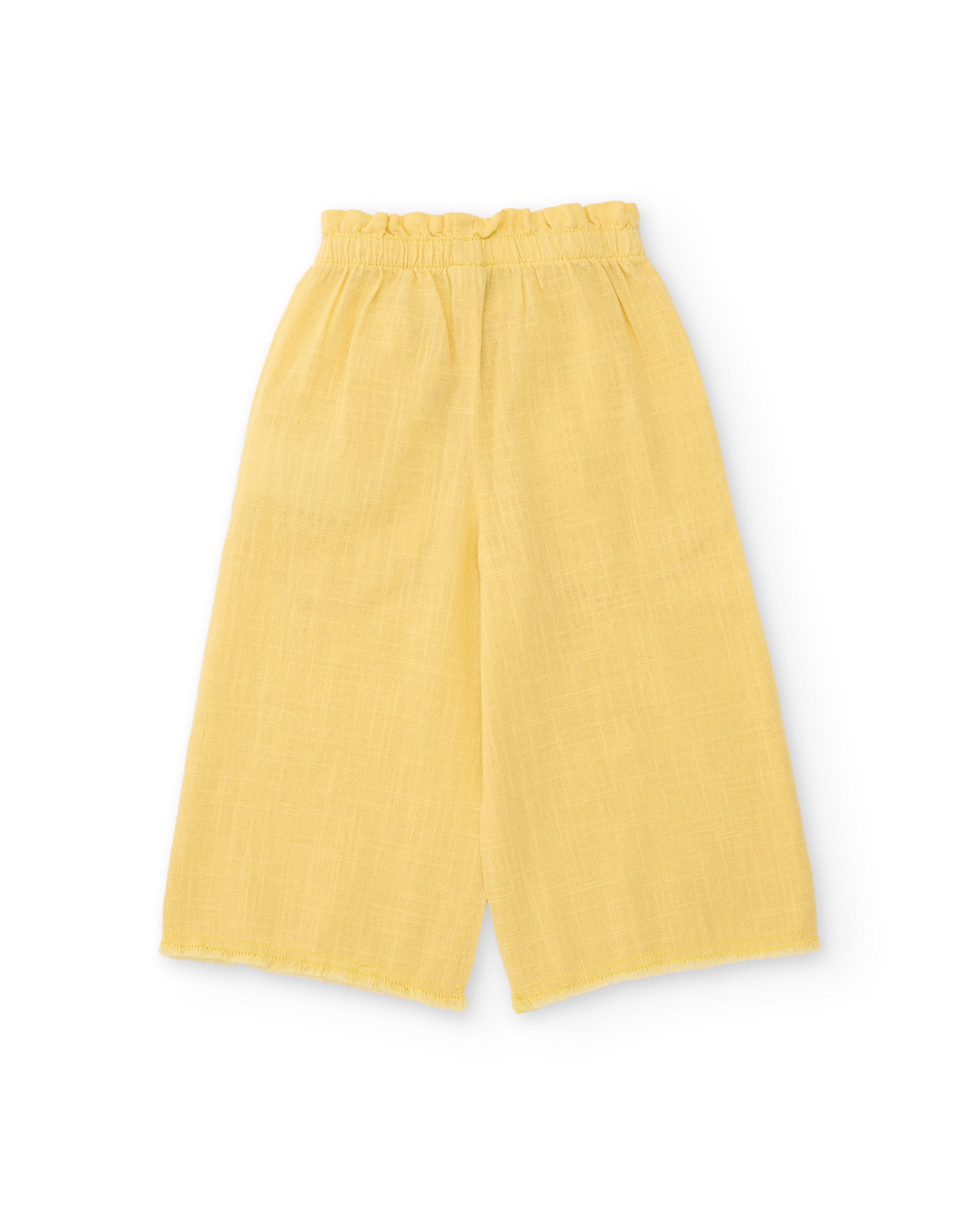 Pantalones de niña de plana y corte culotte