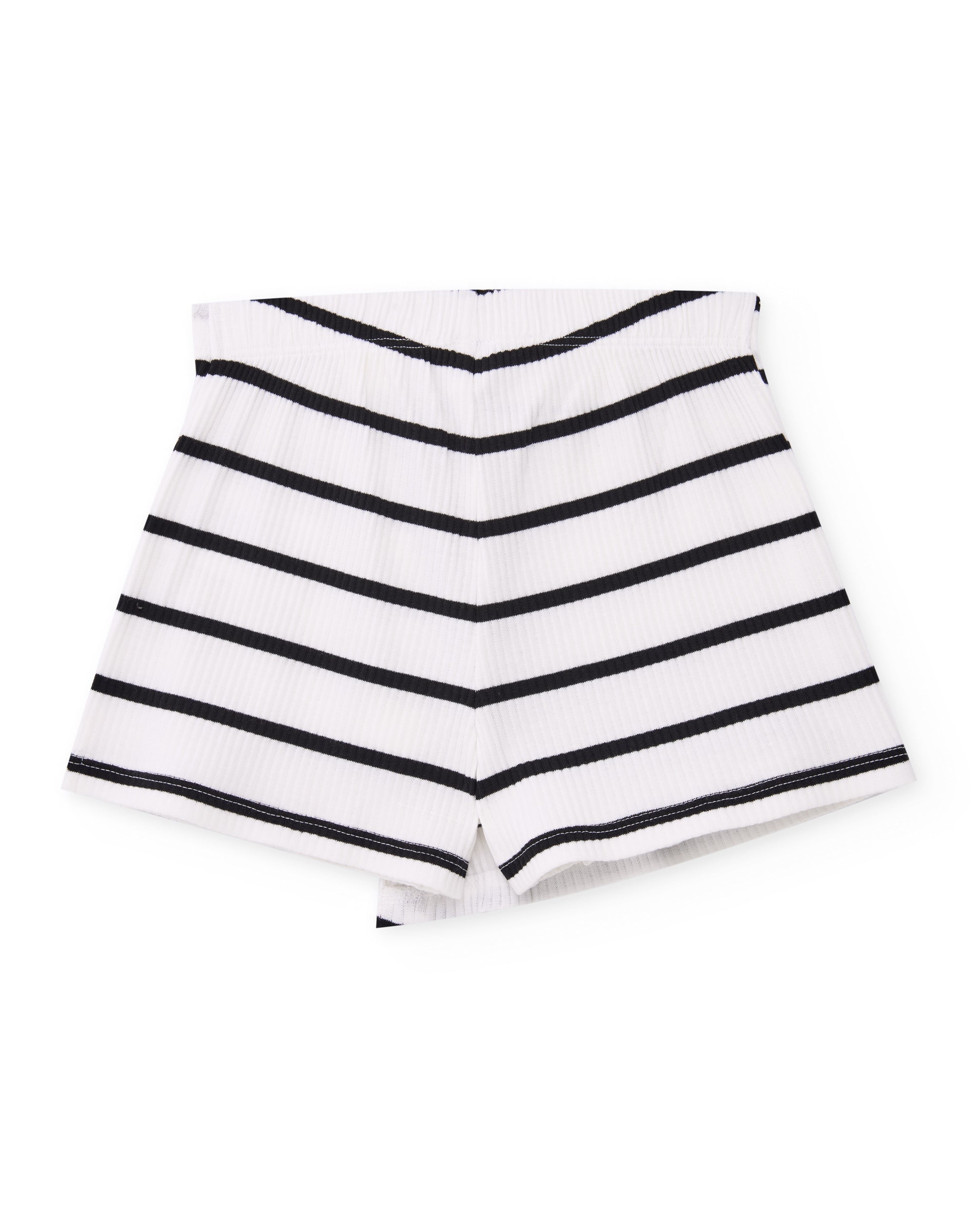 Falda pantalón de niña de punto con diseño asimétrico