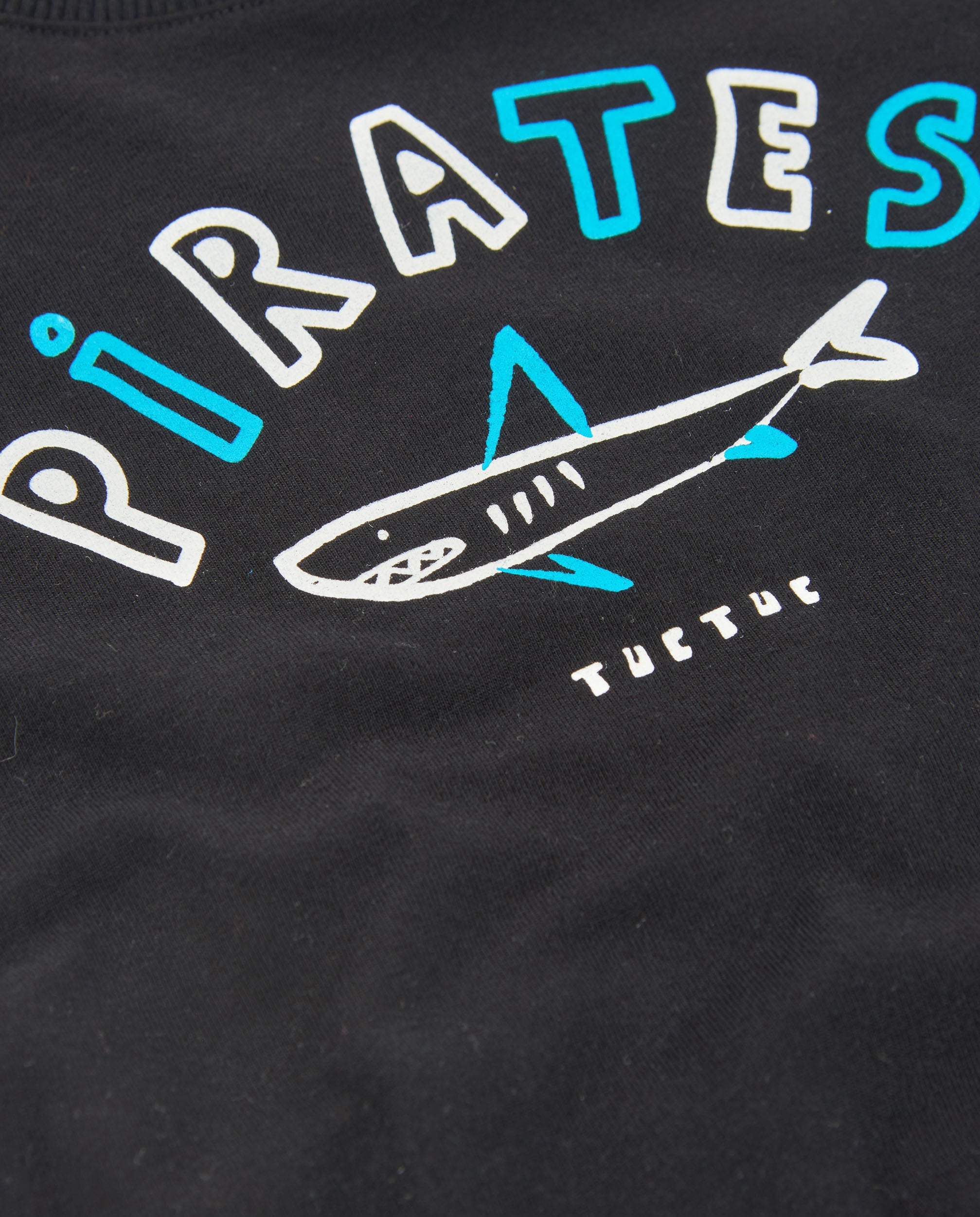 Camiseta de niño de punto con estampado de tiburón