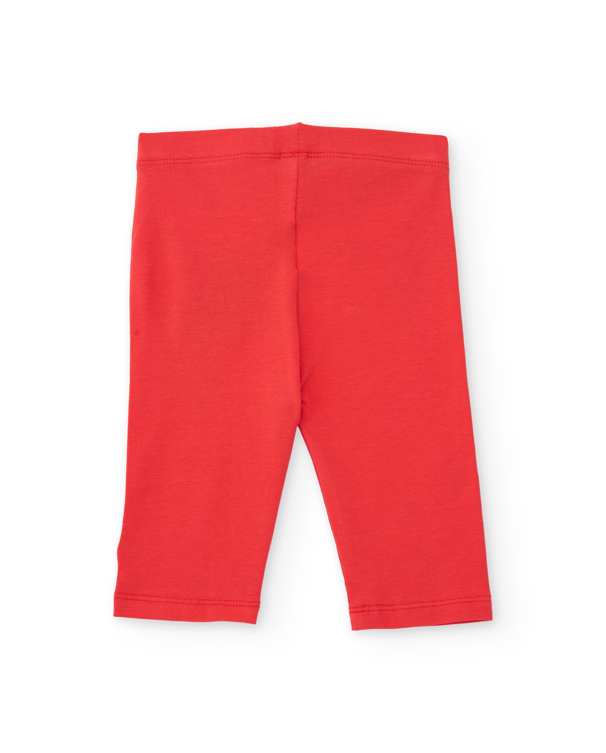 Leggings de niña de punto y estampados decorativos