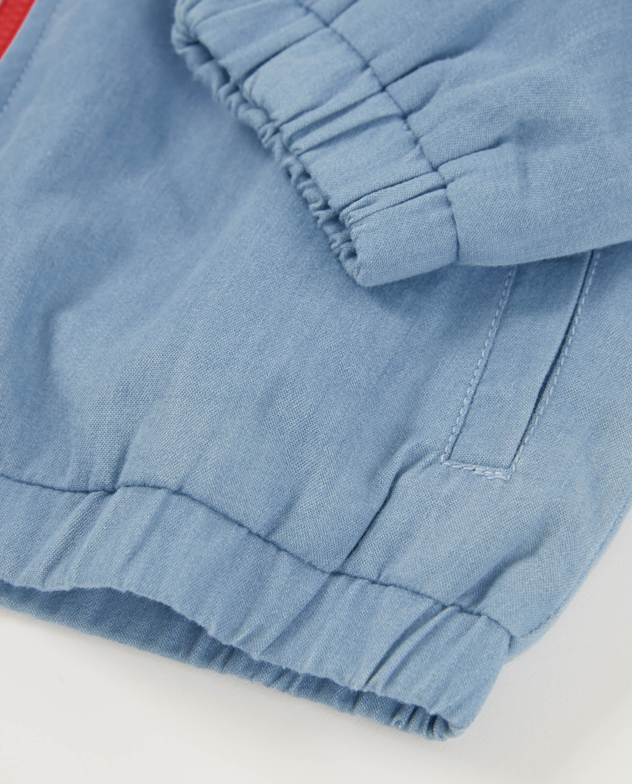 Chaqueta de niño de plana y denim suave
