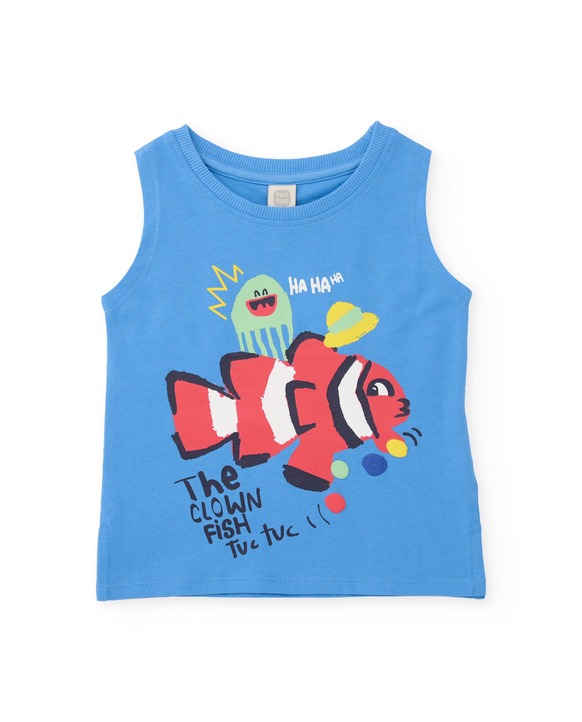 Camiseta de niño de punto con tirantes