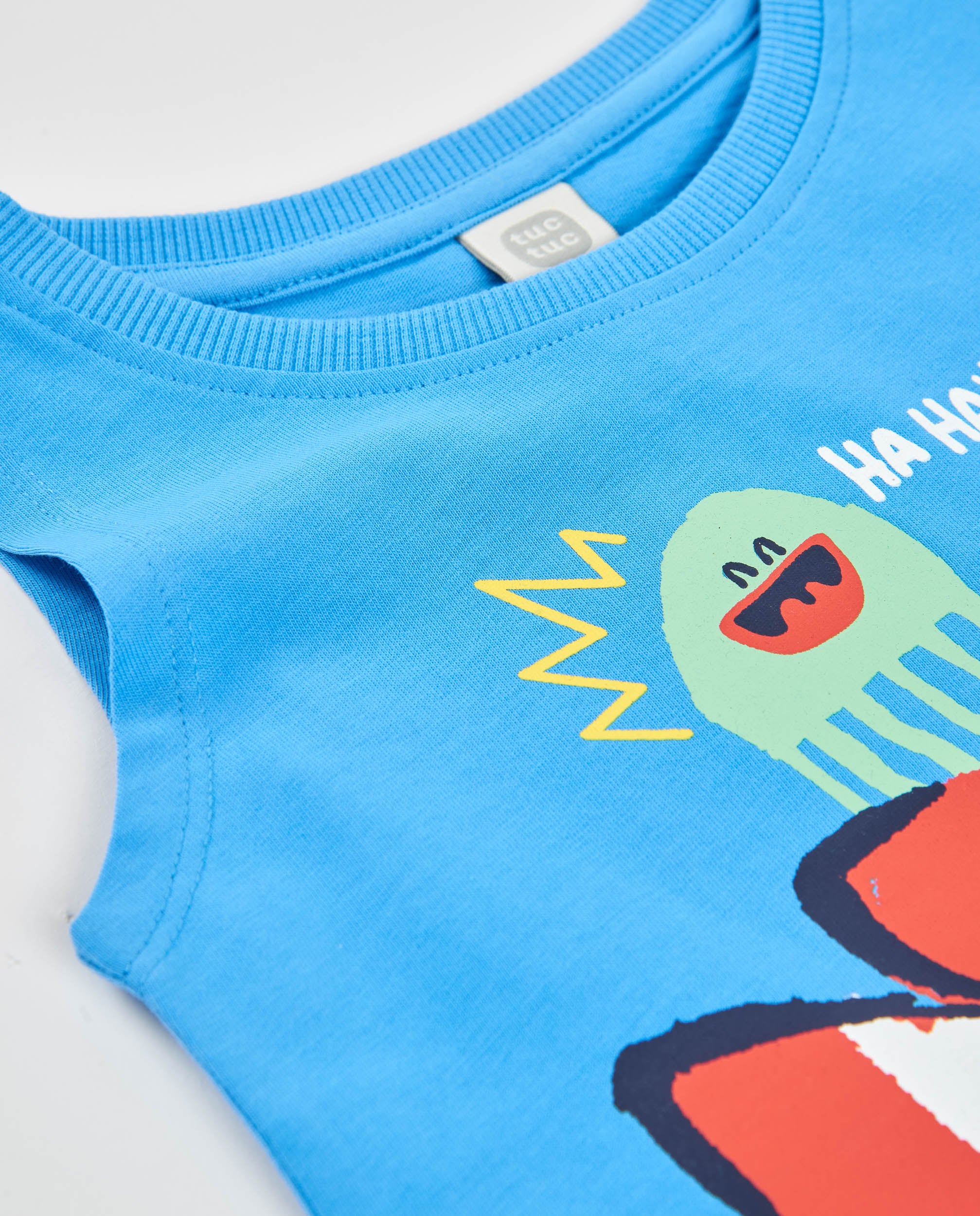 Camiseta de niño de punto con tirantes