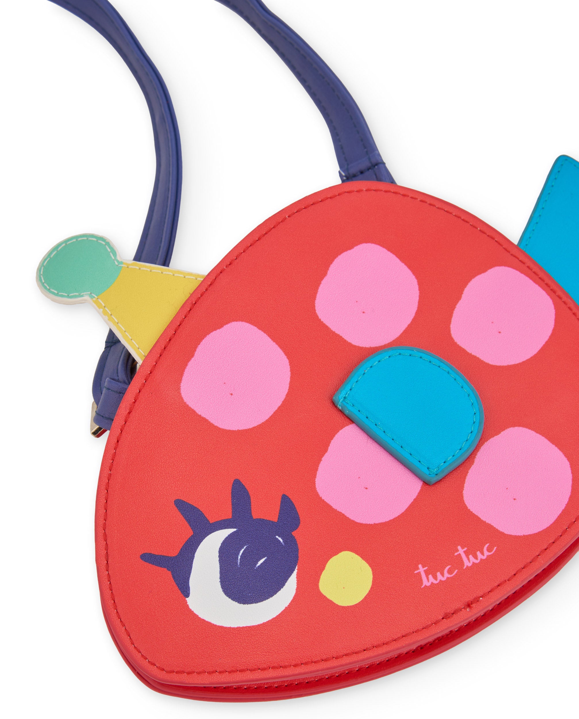 Bolso de niña de plana con diseño de pez