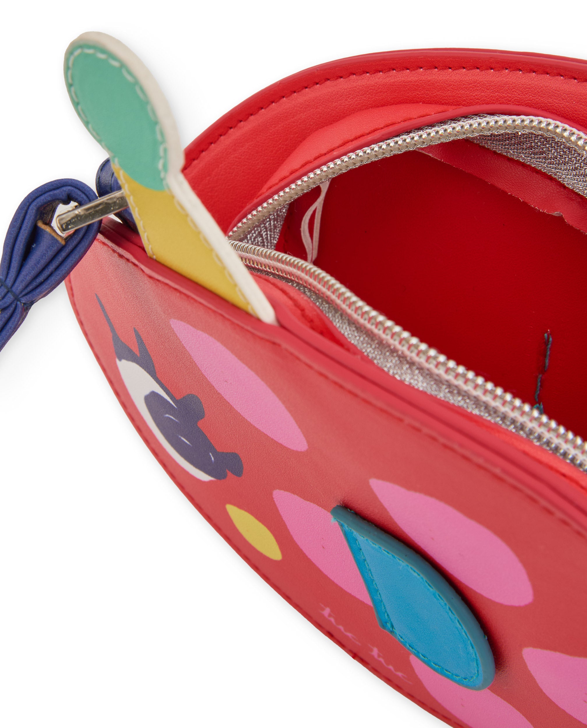 Bolso de niña de plana con diseño de pez