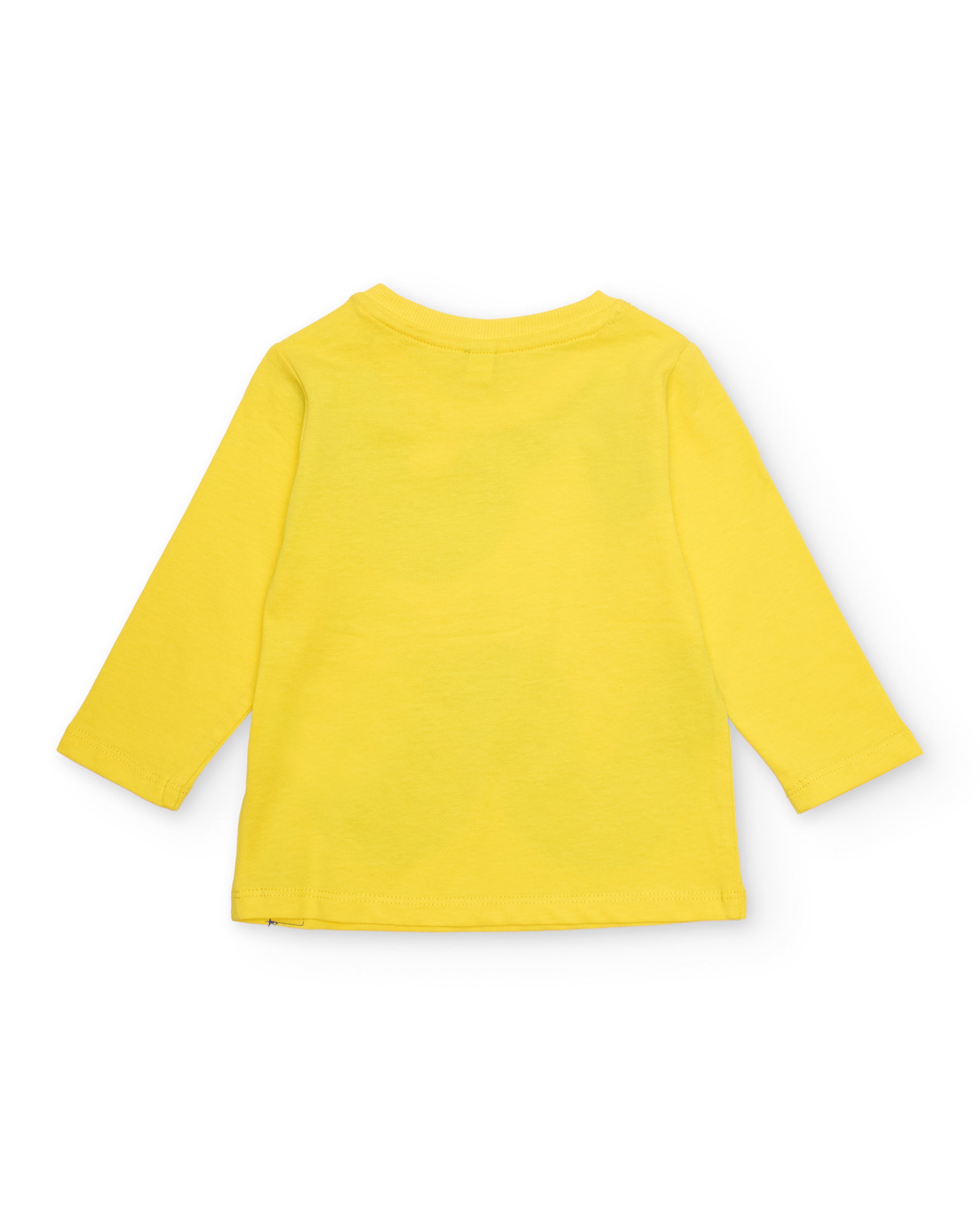 Camiseta de niño de punto con bolsillo estampado