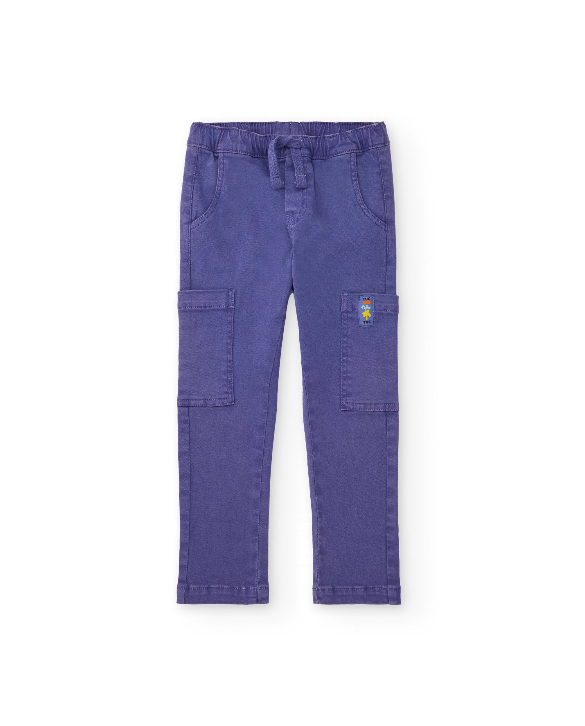 Pantalones de niño de plana con diseño cargo