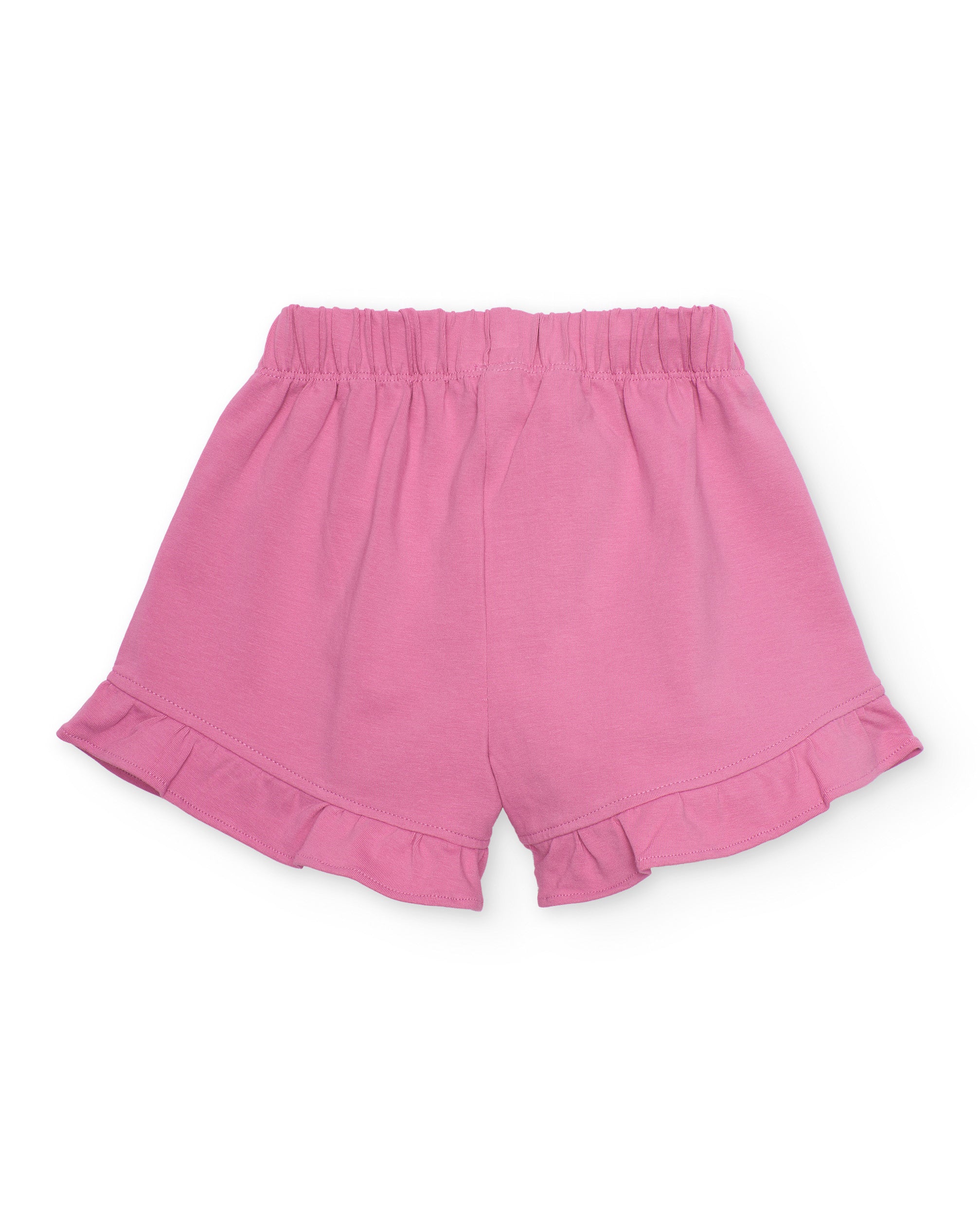 Conjunto de niña de punto con gráfico floral