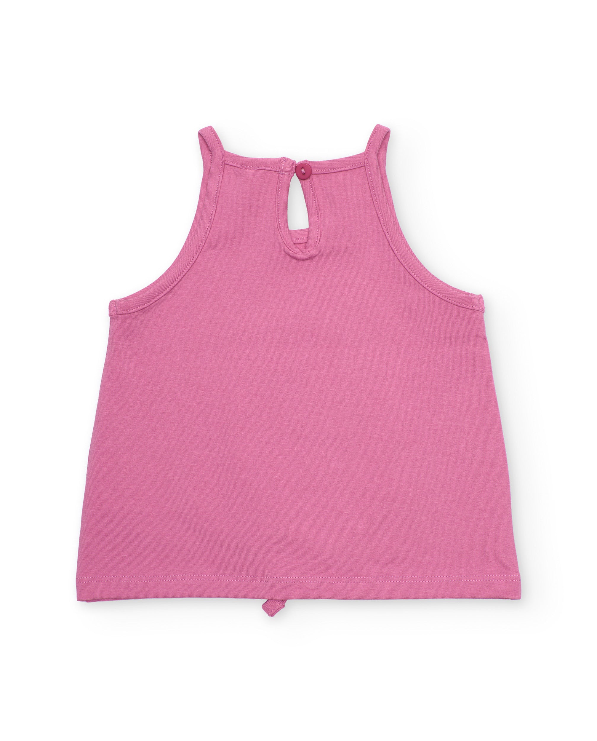 Conjunto de niña de punto con nudo frontal
