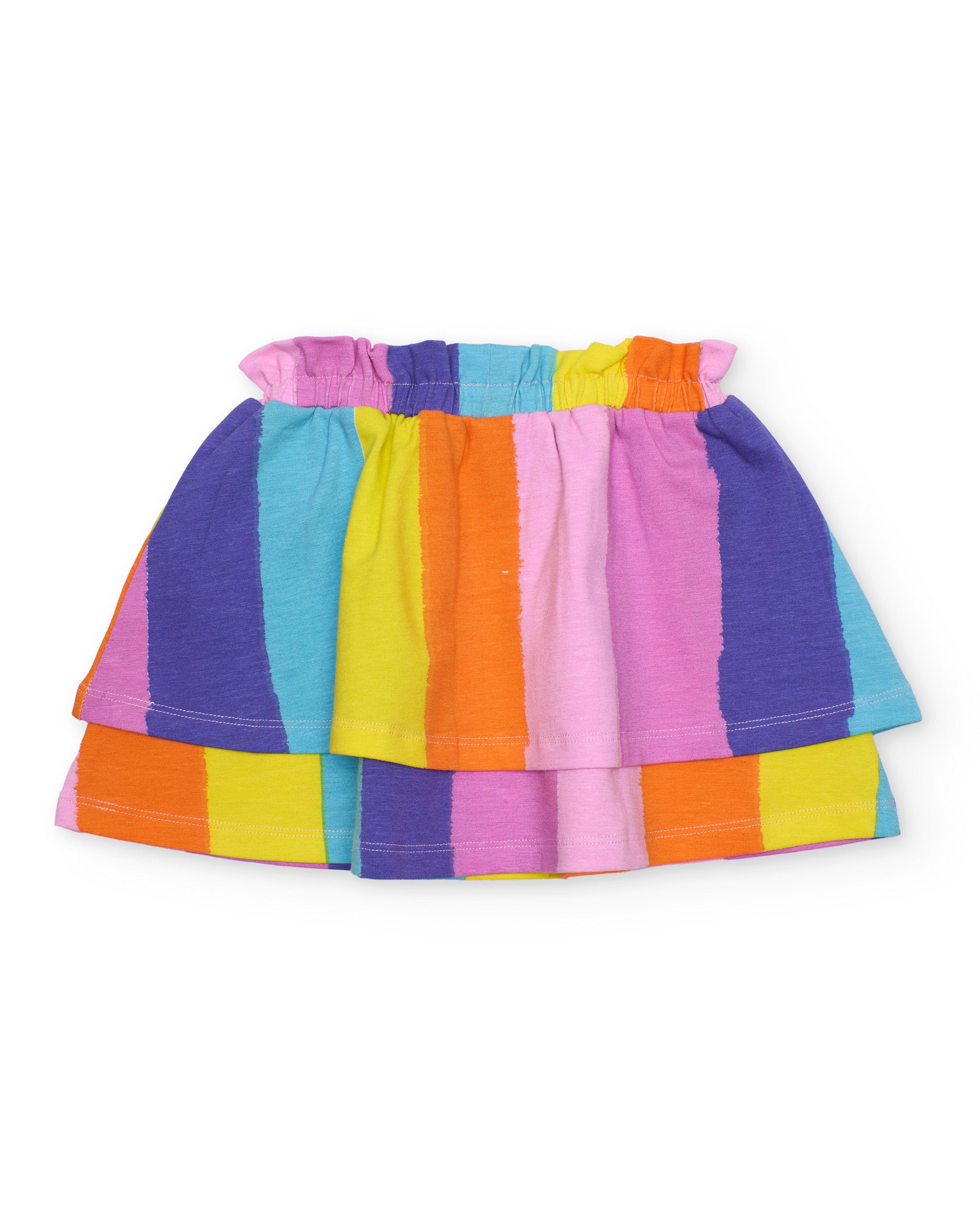 Conjunto de niña de punto con nudo frontal