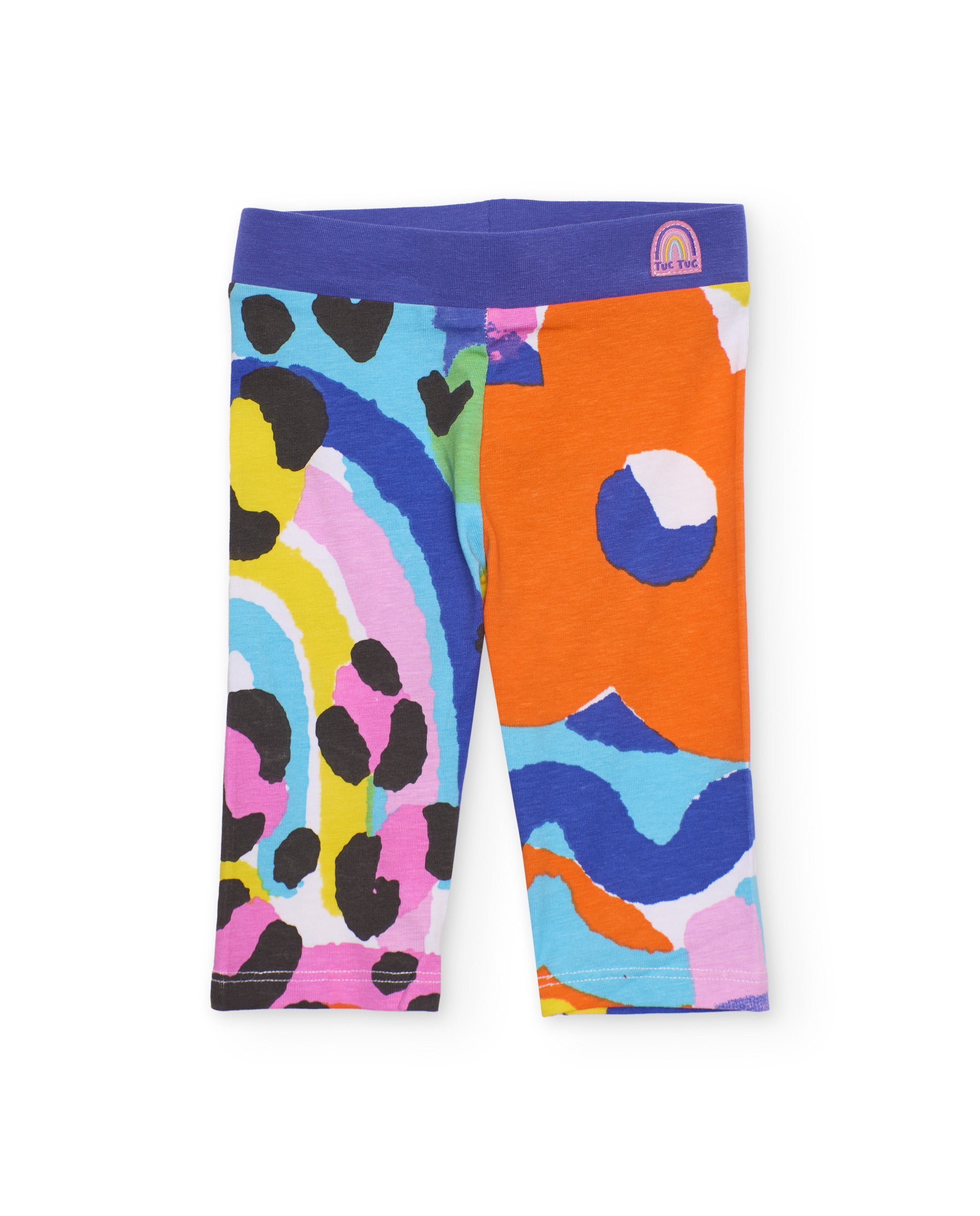 Leggings de niña de punto y elástico