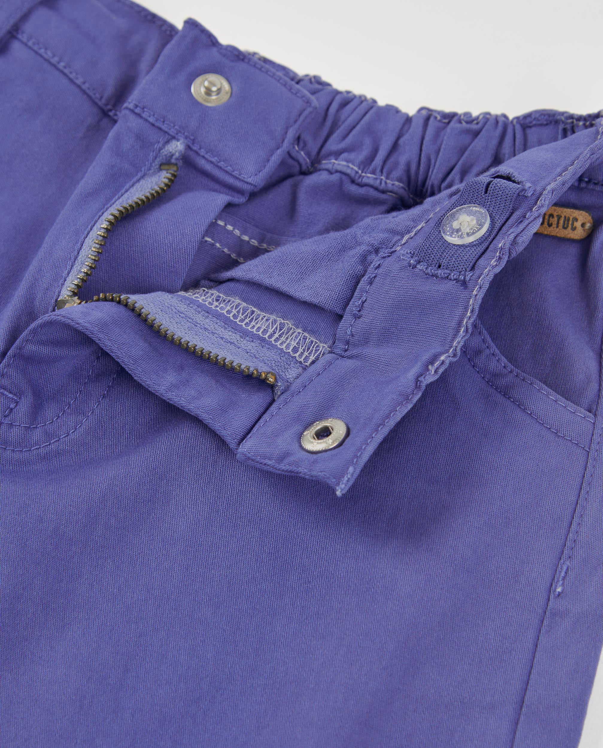 Pantalones de niño de plana y cintura ajustable