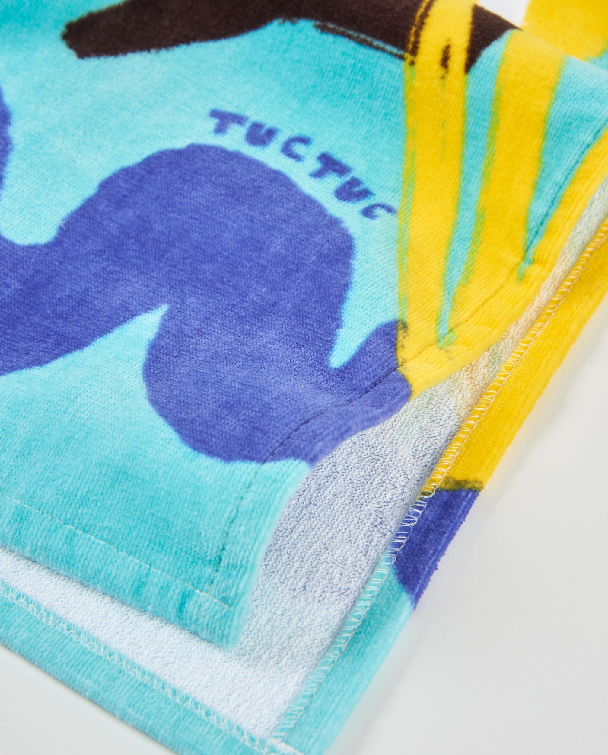 Toalla poncho de niño de punto con capucha