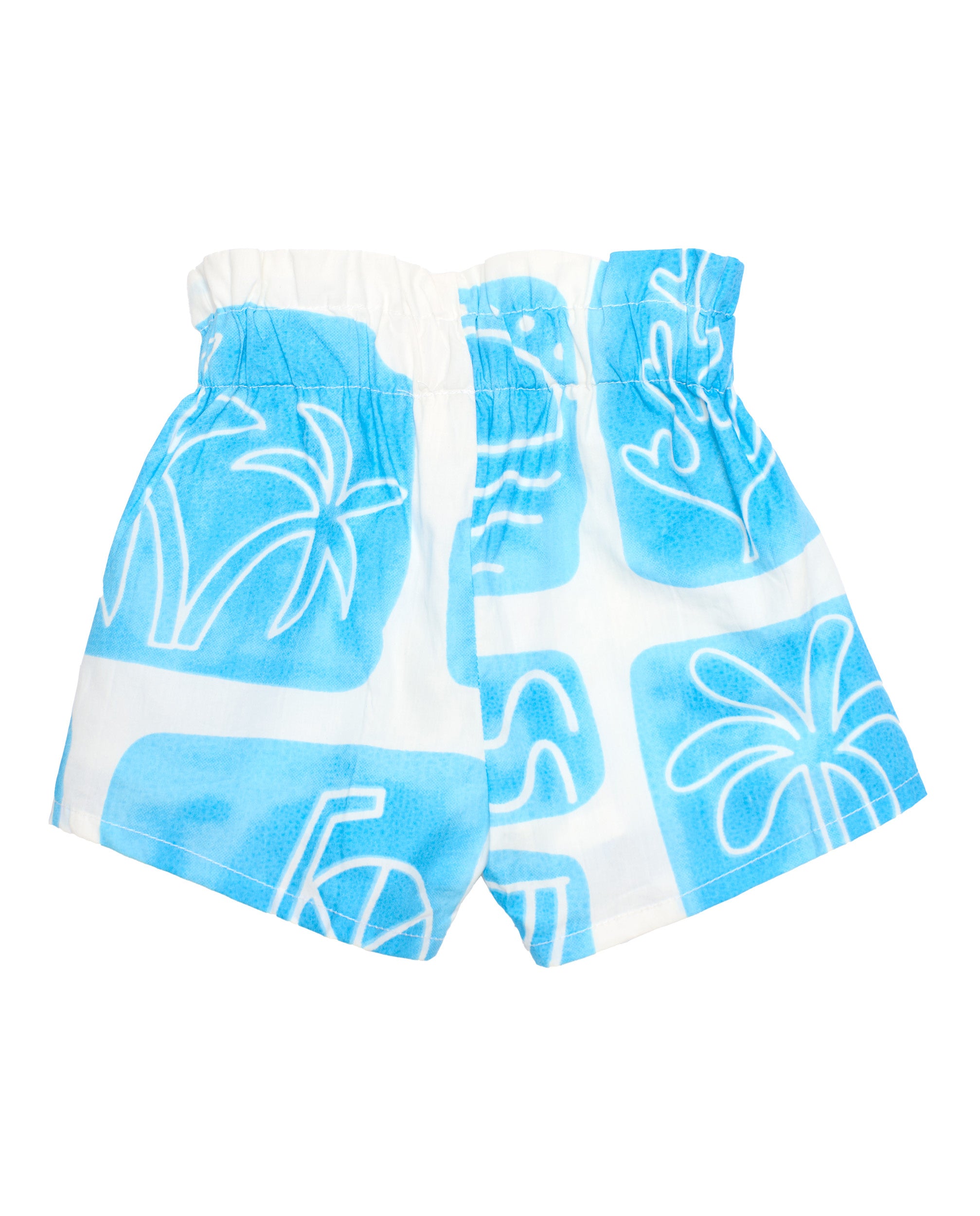 Conjunto de niña de plana con diseño tropical