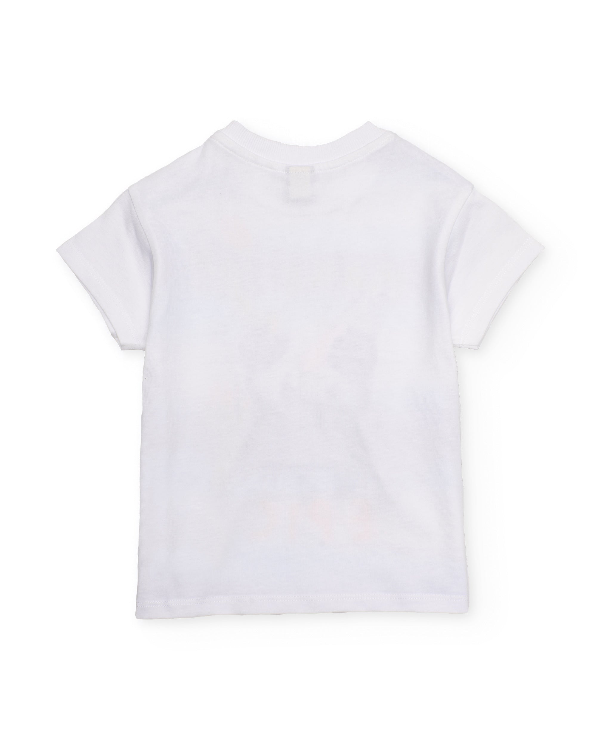 Conjunto de niño de punto y estampado de franjas