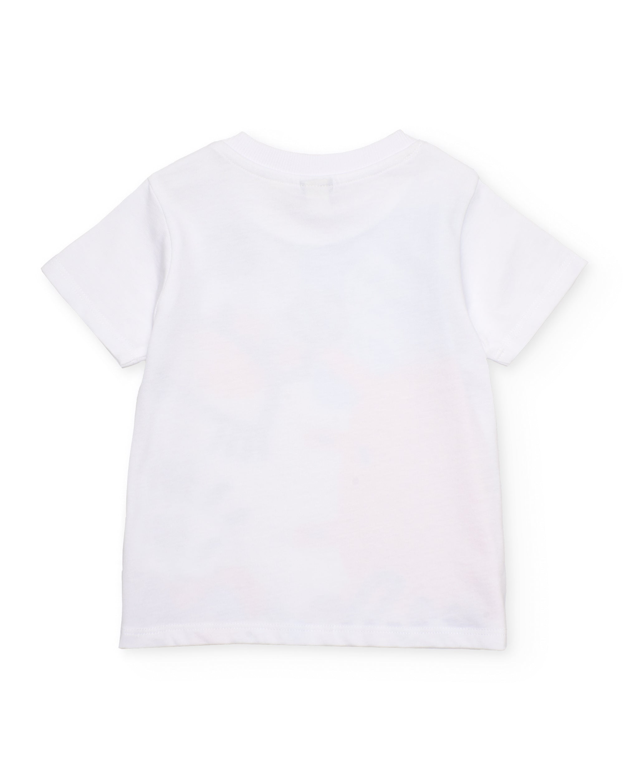 Camiseta de niño de punto y cierre en hombro
