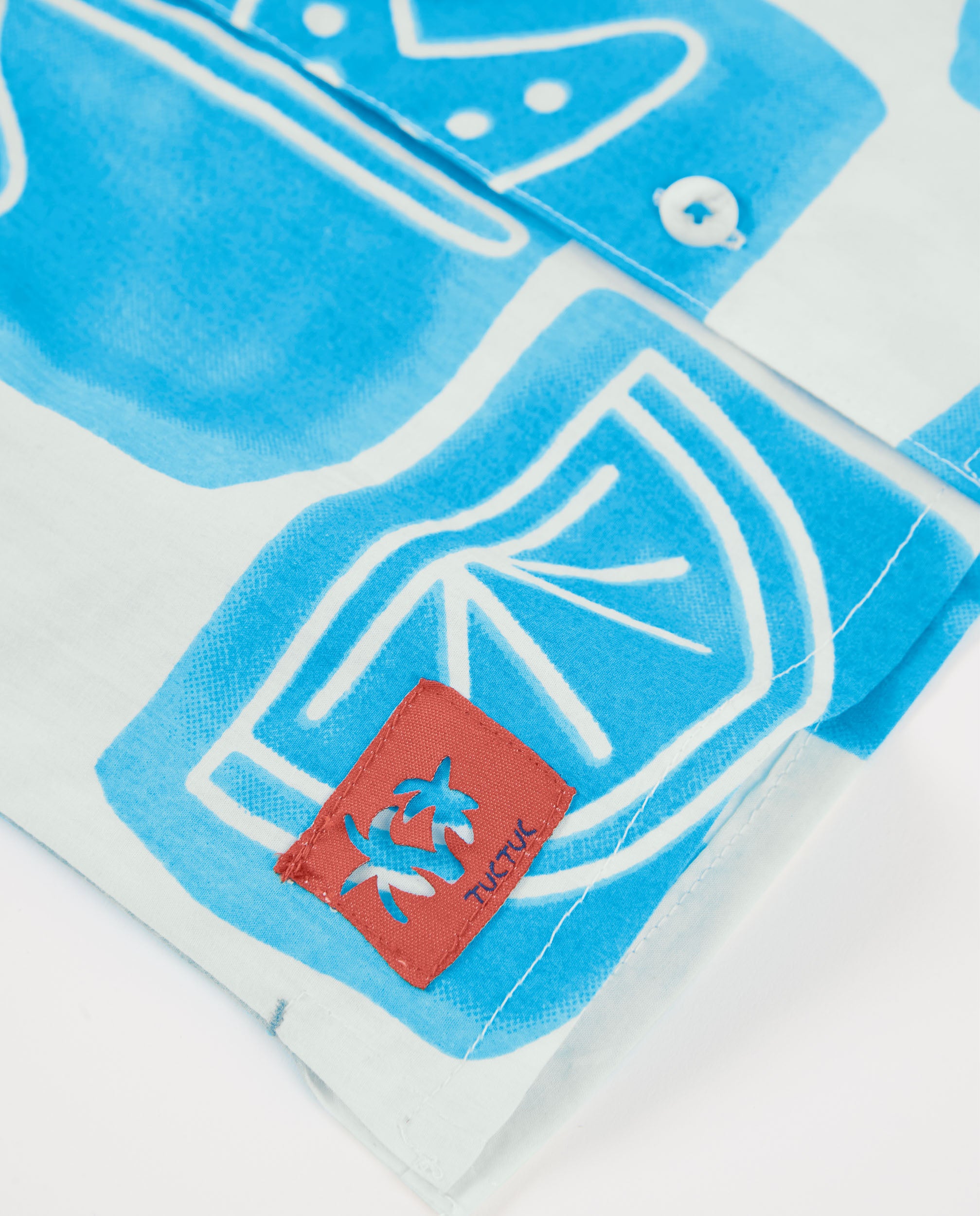 Camisa de niño de plana con tejido ligero