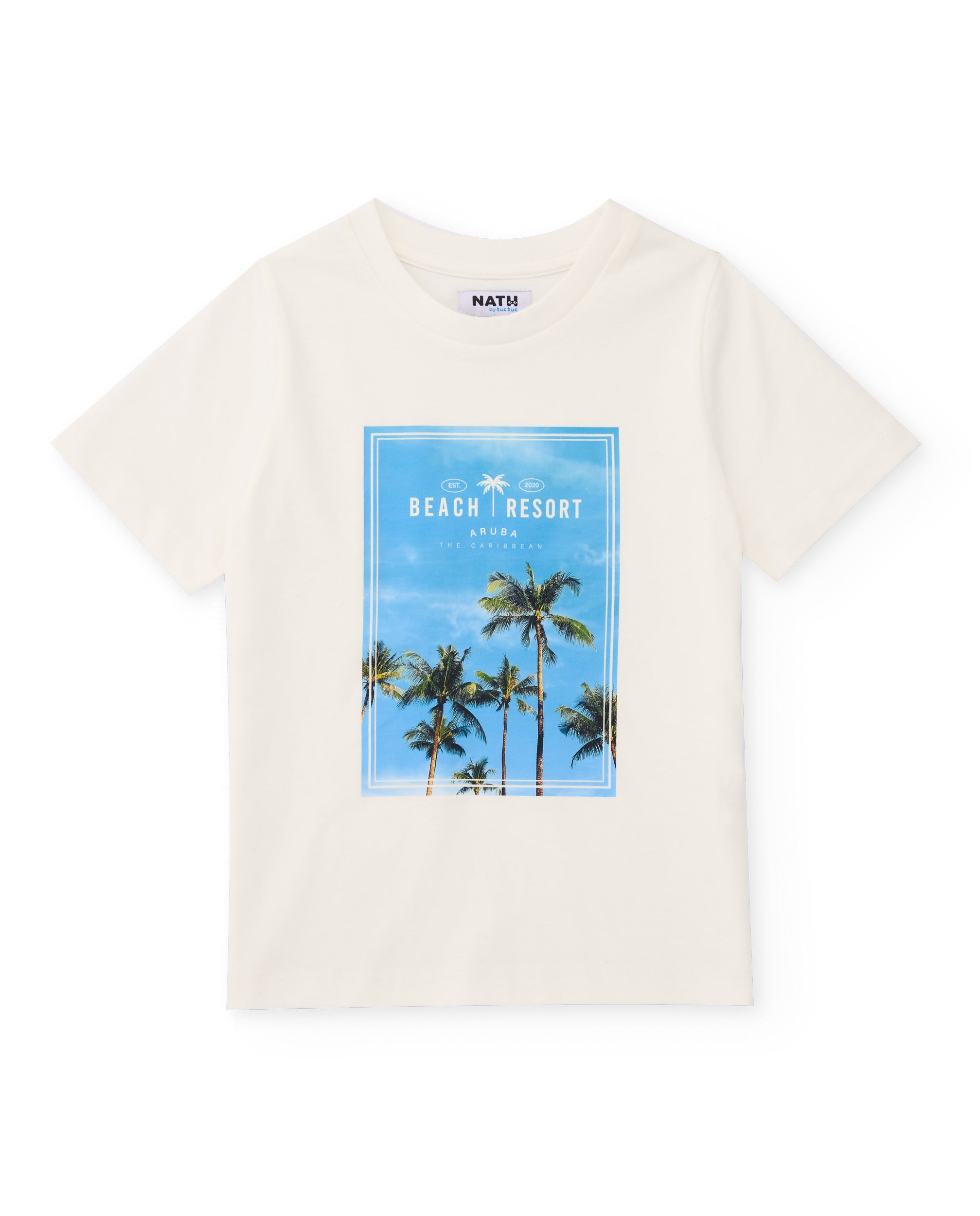 Camiseta de niño de punto con estampado fotográfico