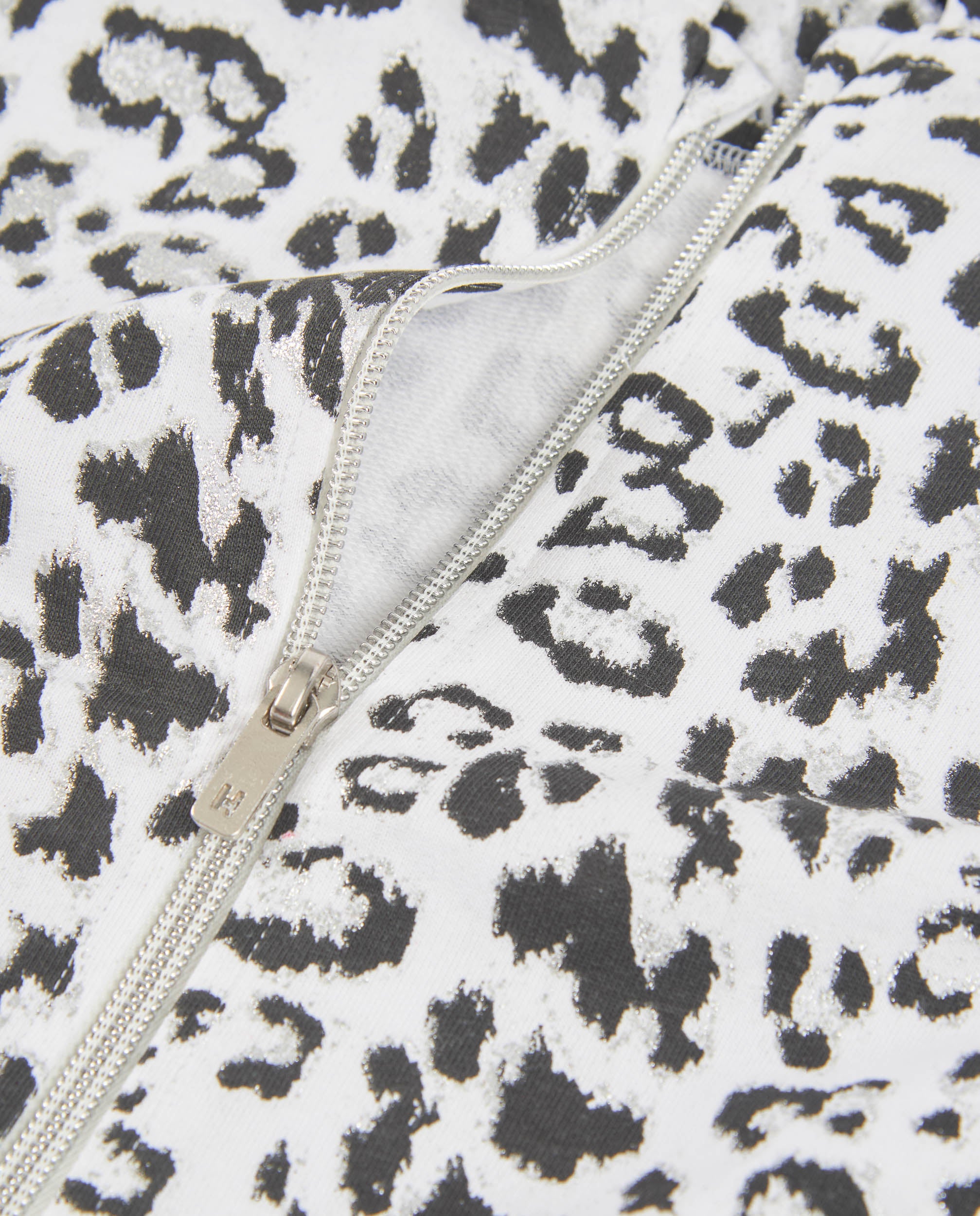 Sudadera de niña de punto con diseño animal print