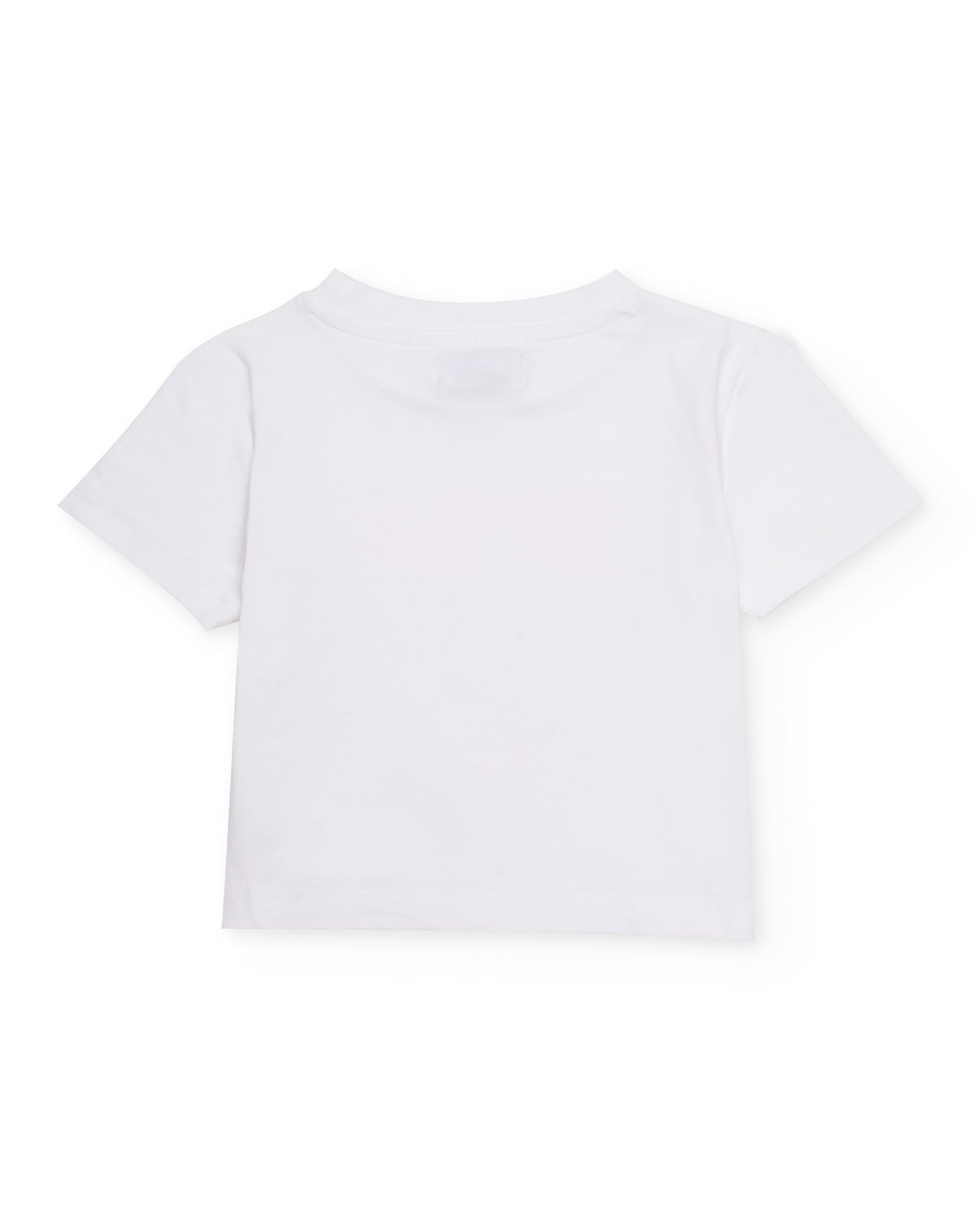 Camiseta de niña de punto con ilustración de palmera