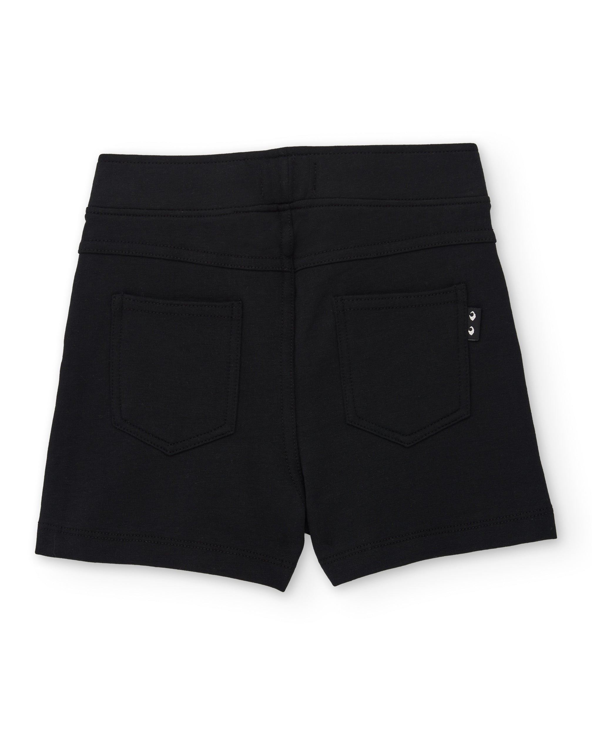 Short de niña de punto y tejido elástico