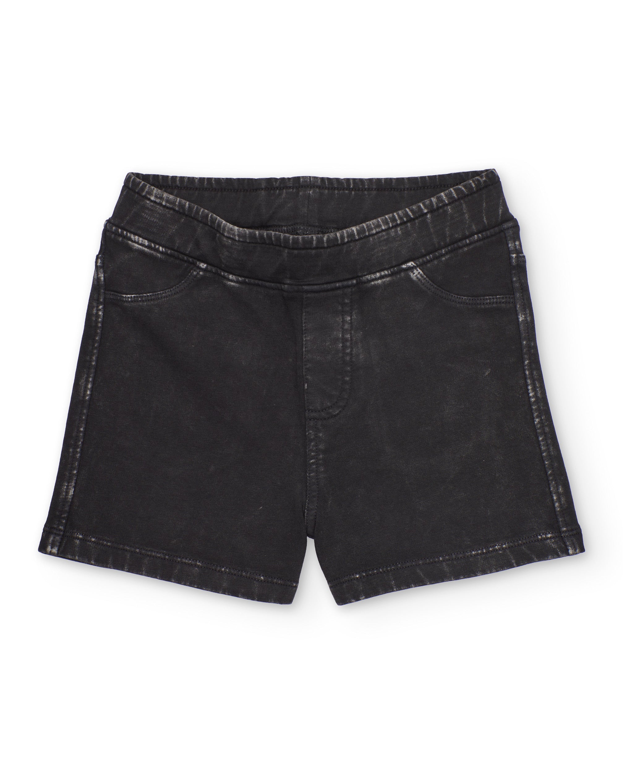 Short de niña de punto con efecto lavado