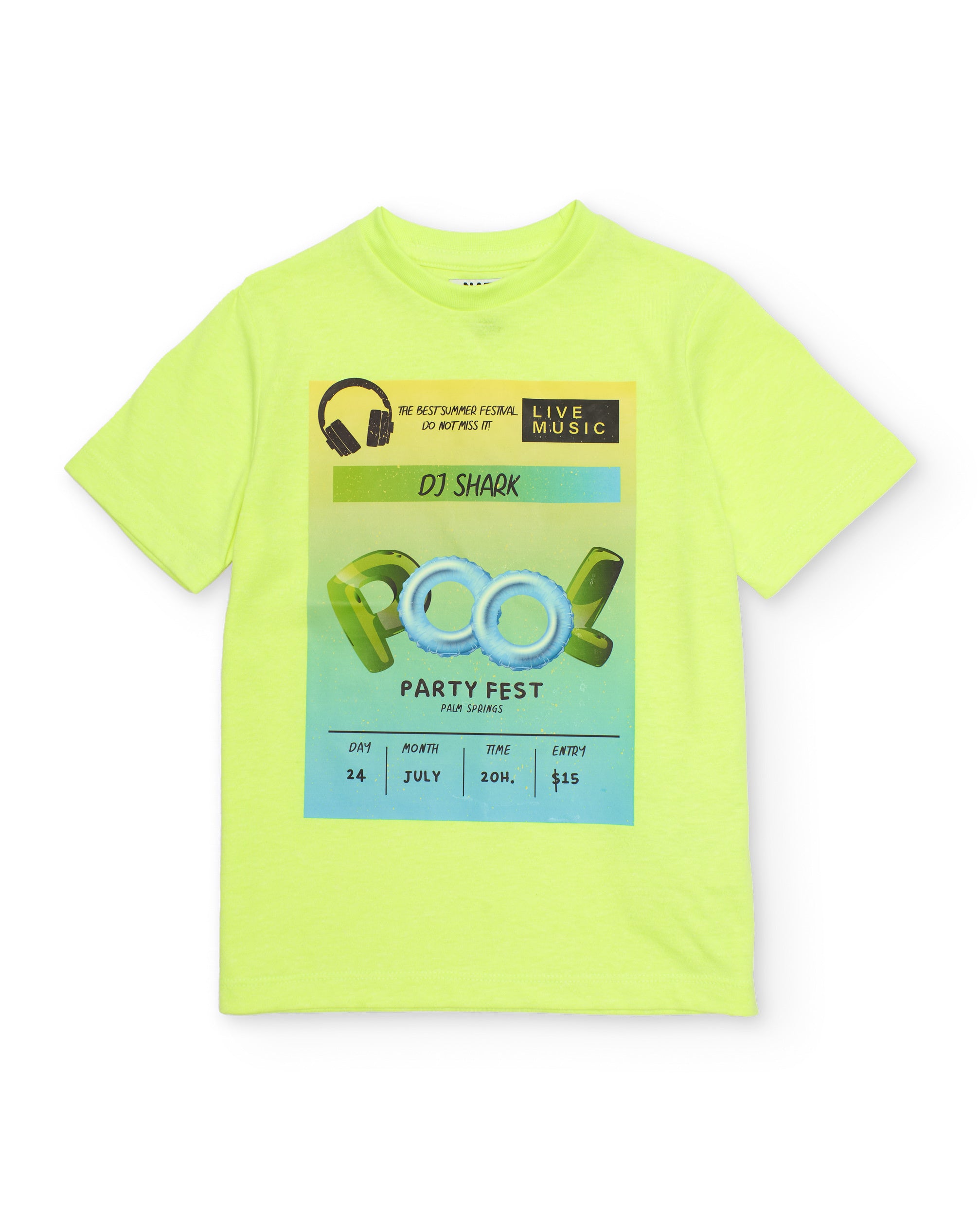 Camiseta de niño de punto con diseño frontal