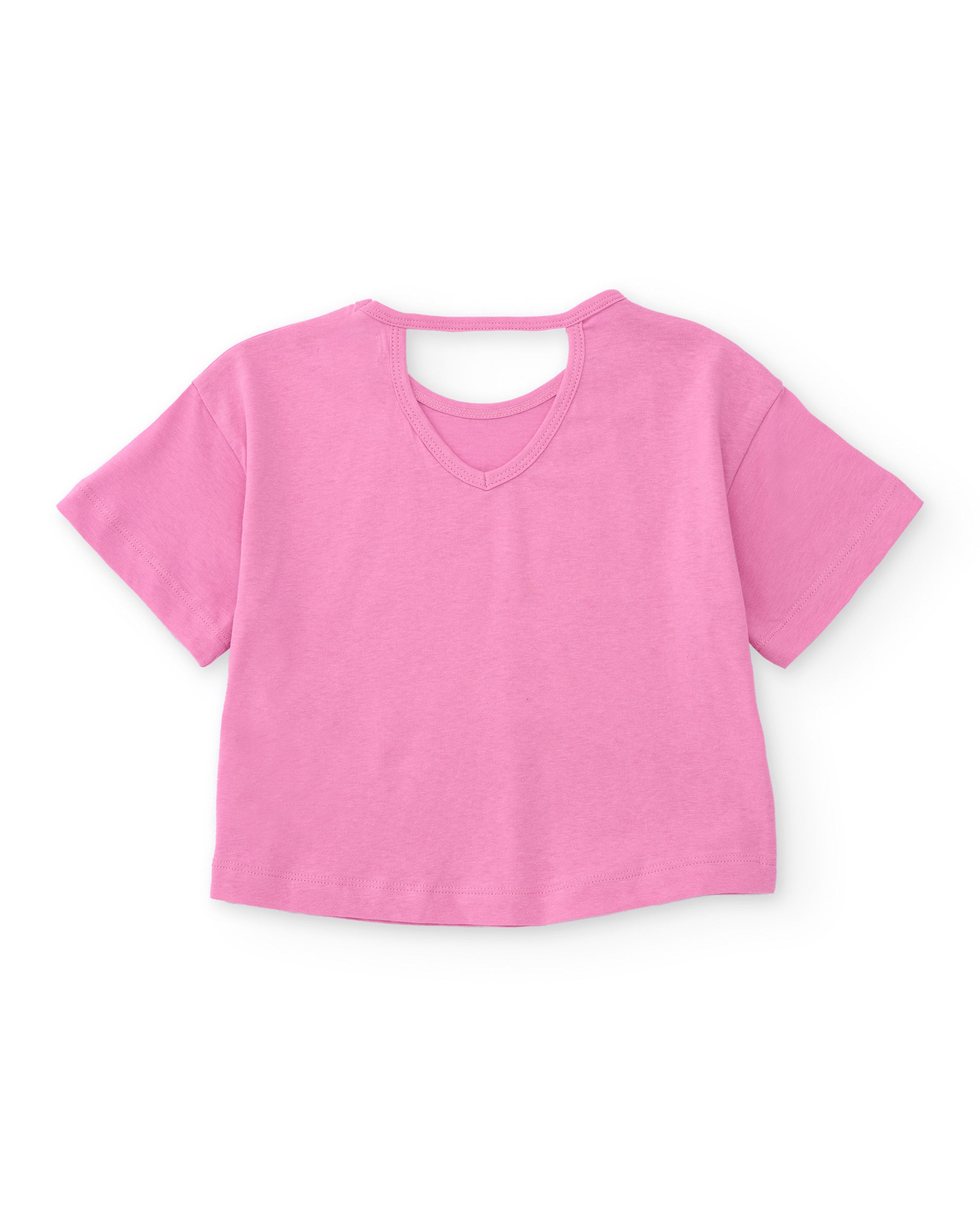 Camiseta de niña de punto con apliques brillantes