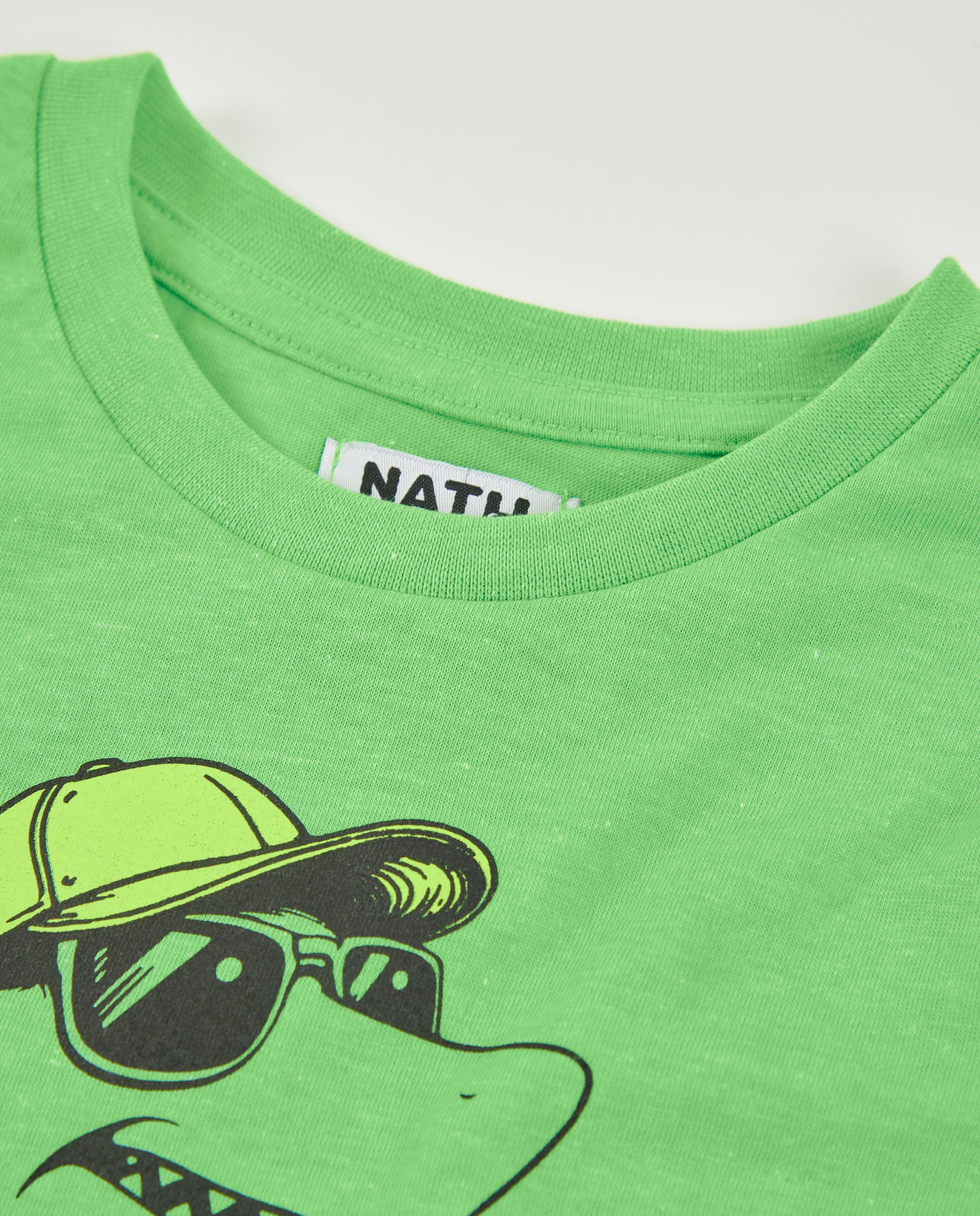 Camiseta de niño de punto con tiburón DJ