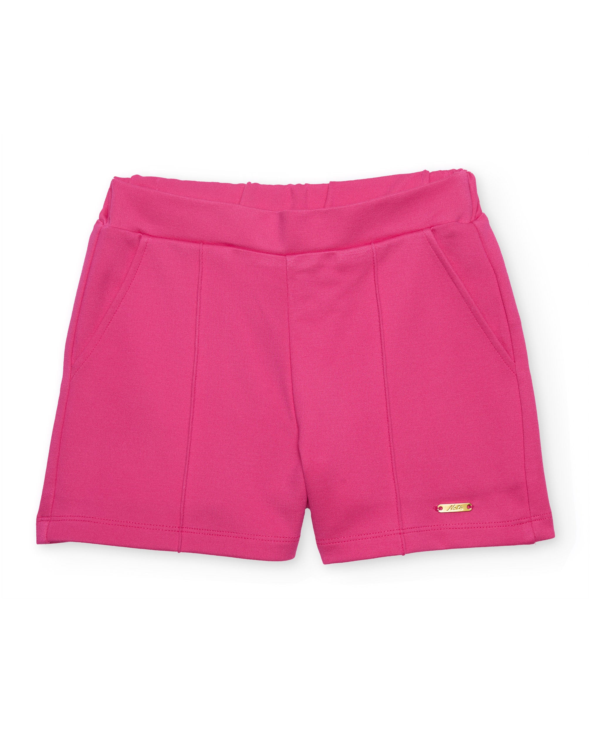 Short de niña de punto y tejido ligero