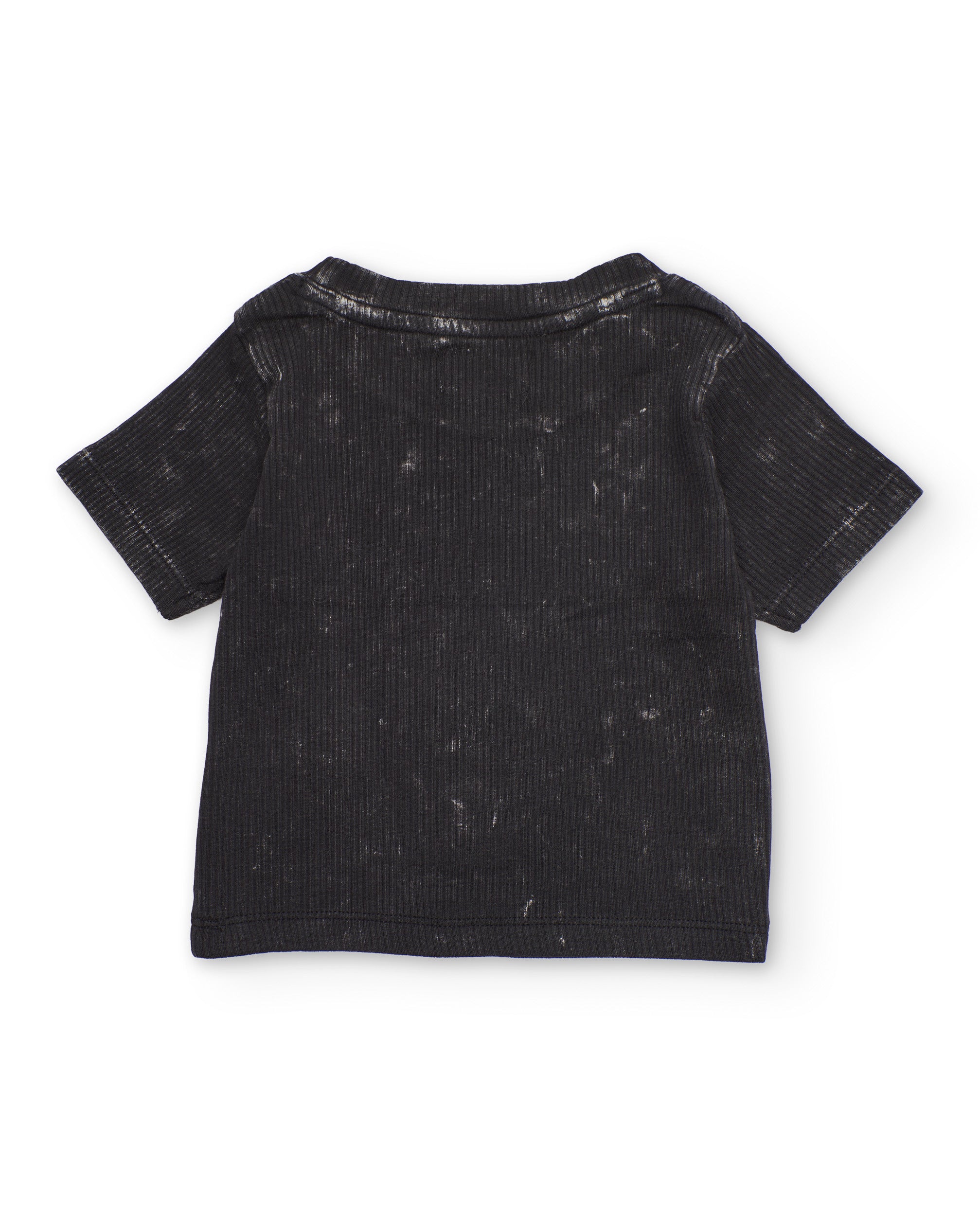 Camiseta de niña de punto con efecto lavado