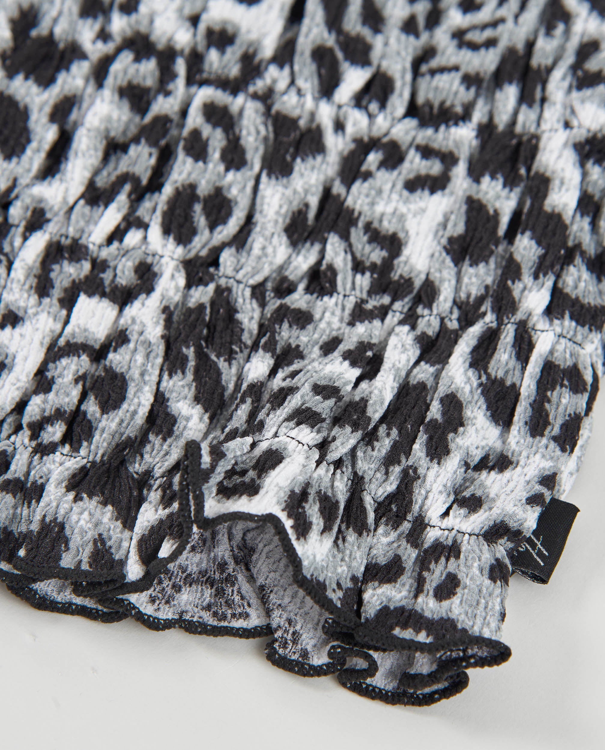 Top de niña de plana con diseño animal print
