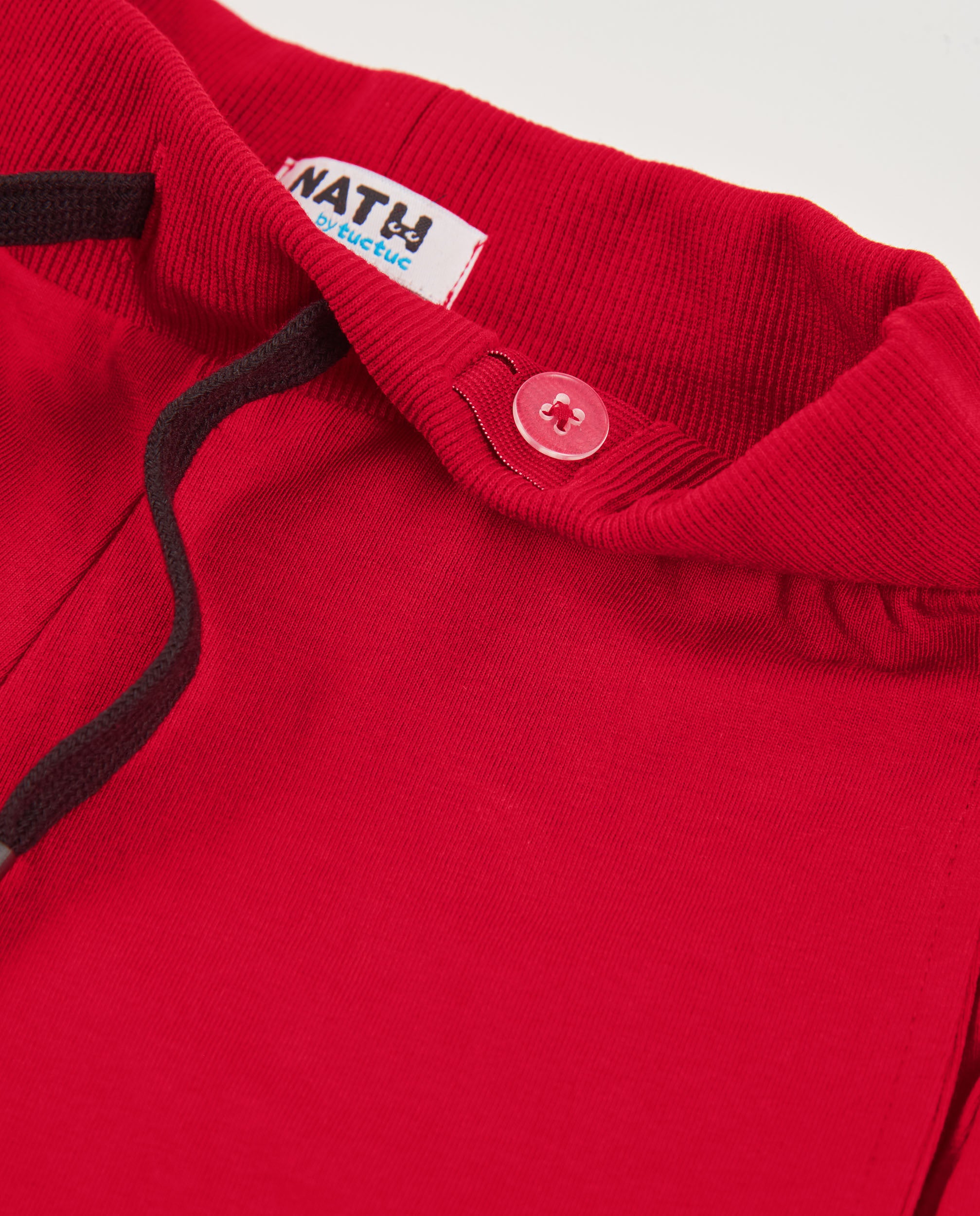 Bermuda de niño de punto con cordón ajustable