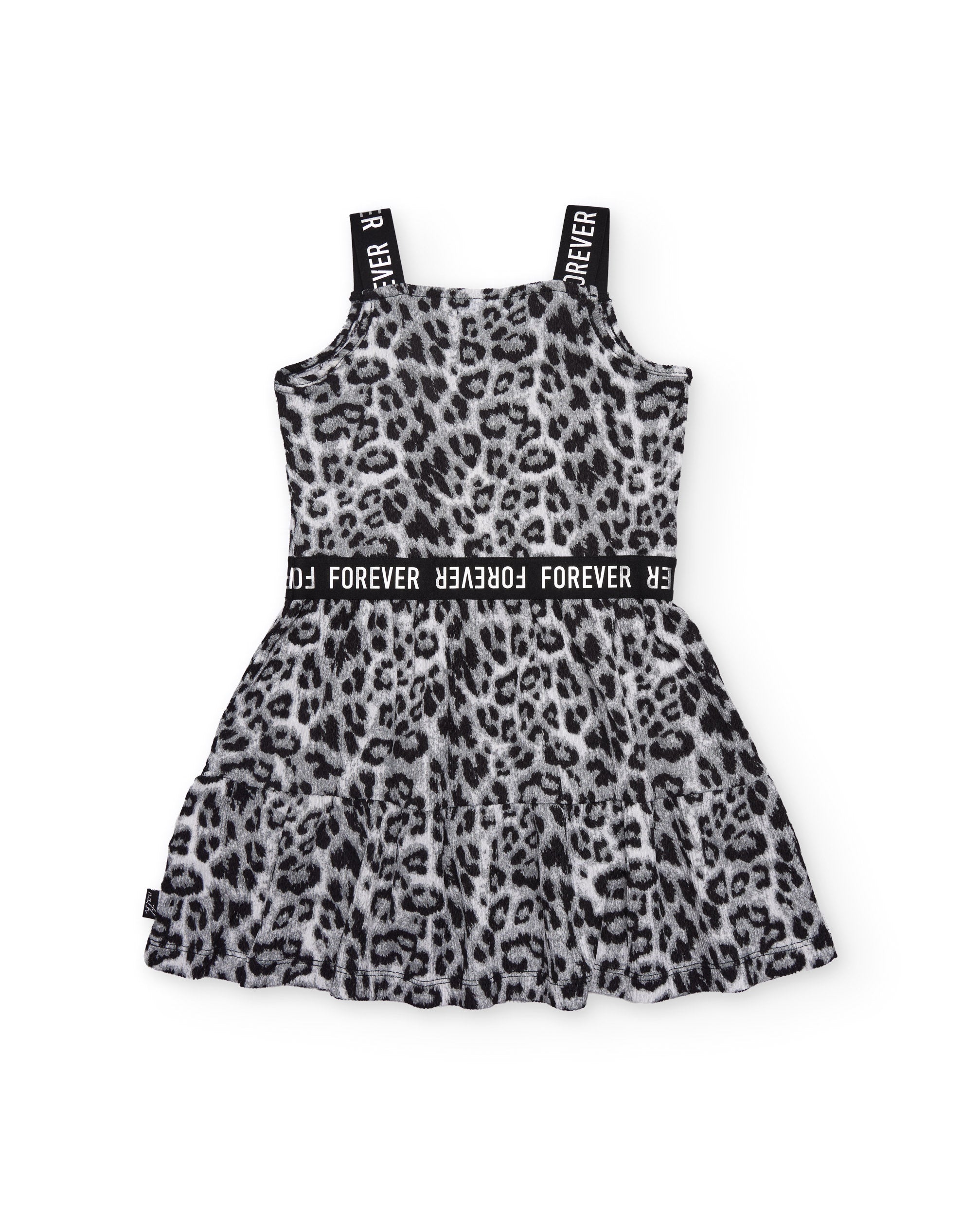 Vestido de niña de plana con tirantes elásticos