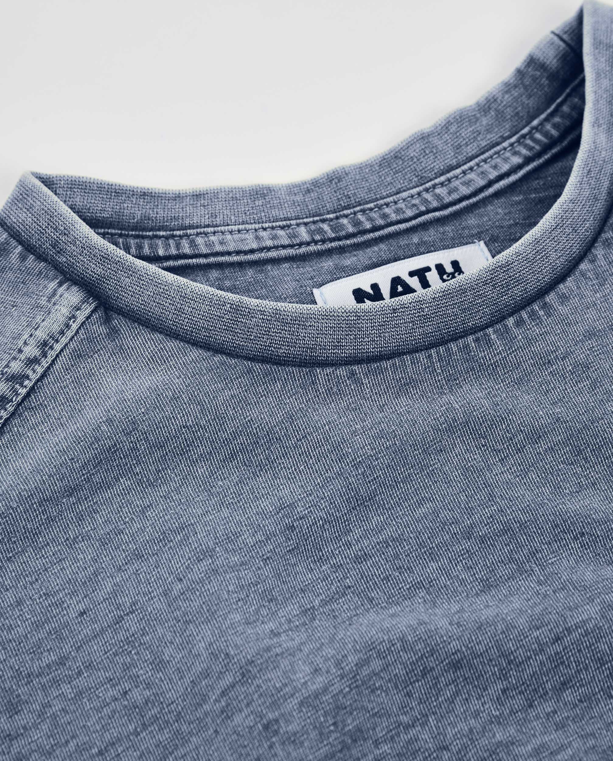 Camiseta de niño de punto con efecto lavado