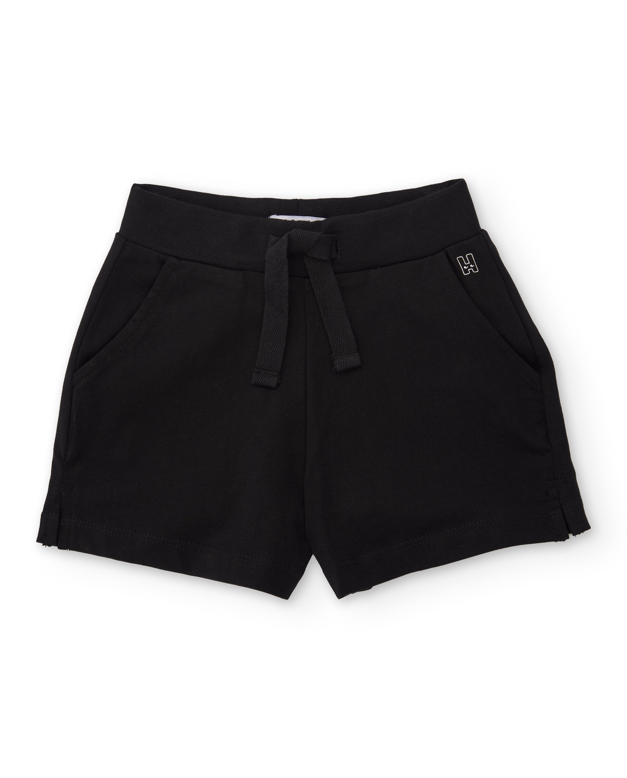 Short de niña de punto con cordón ajustable