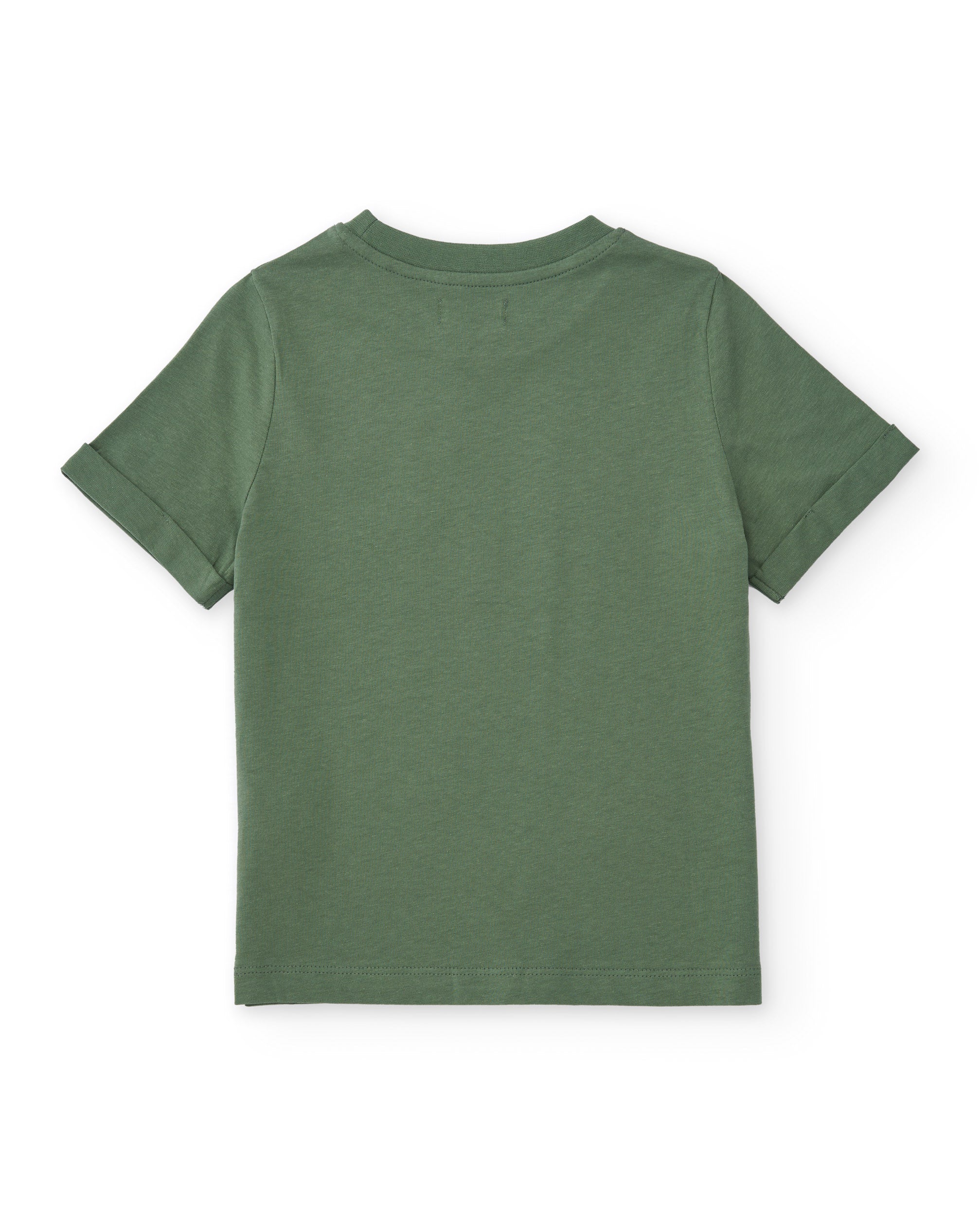 Camiseta de niño de punto con parches gráficos