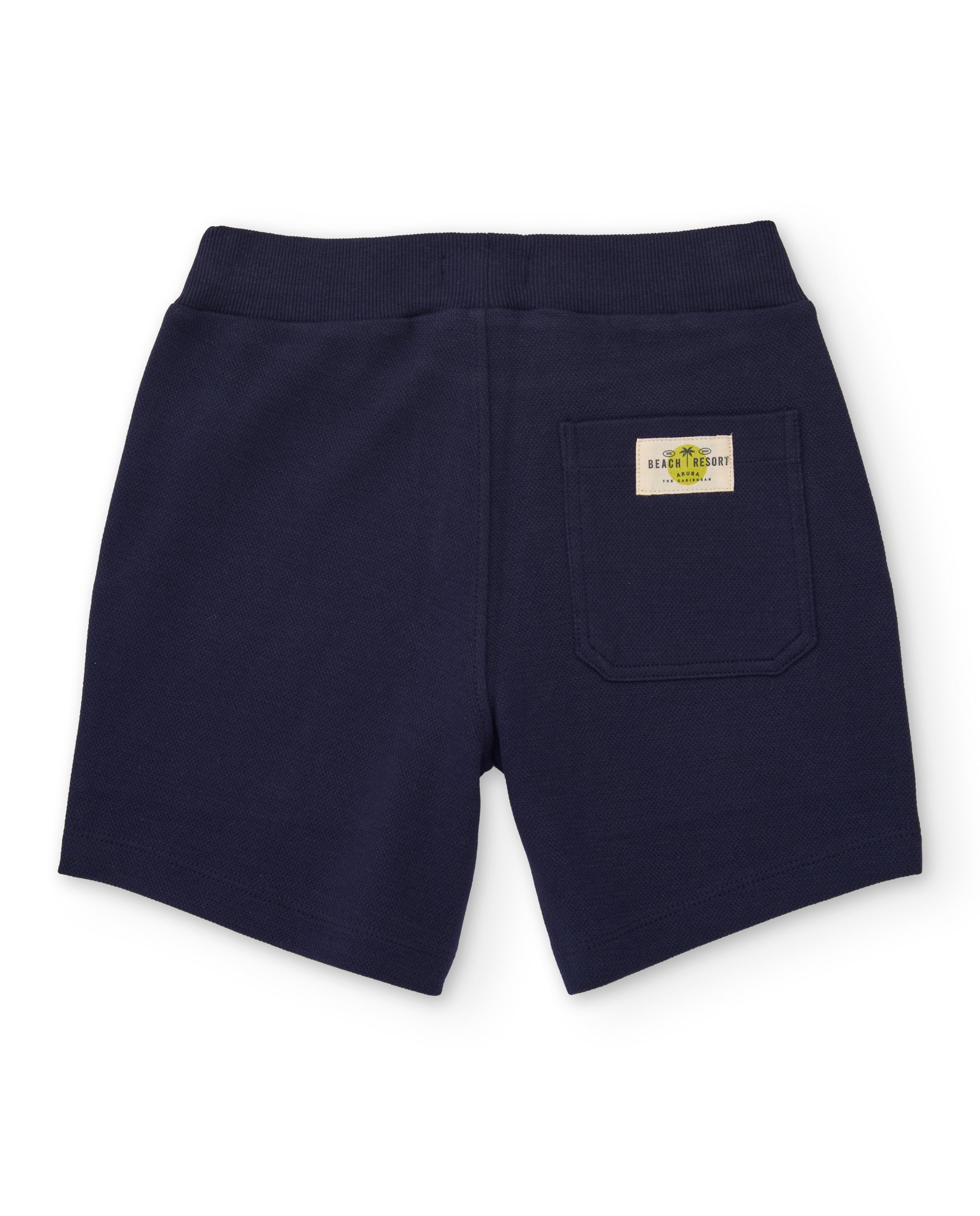 Conjunto de niño de punto con estampado tropical