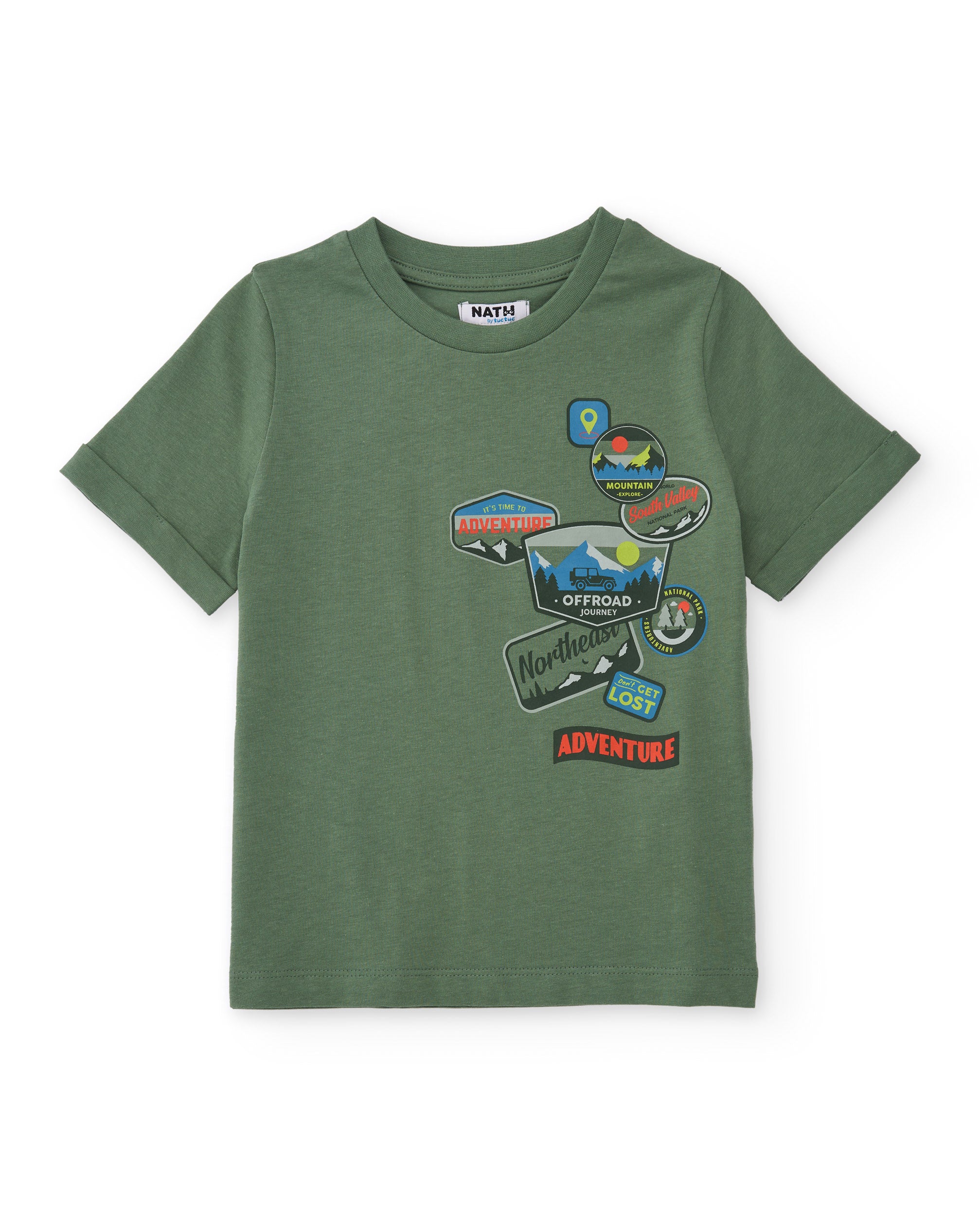 Conjunto de niño de punto y estilo explorador