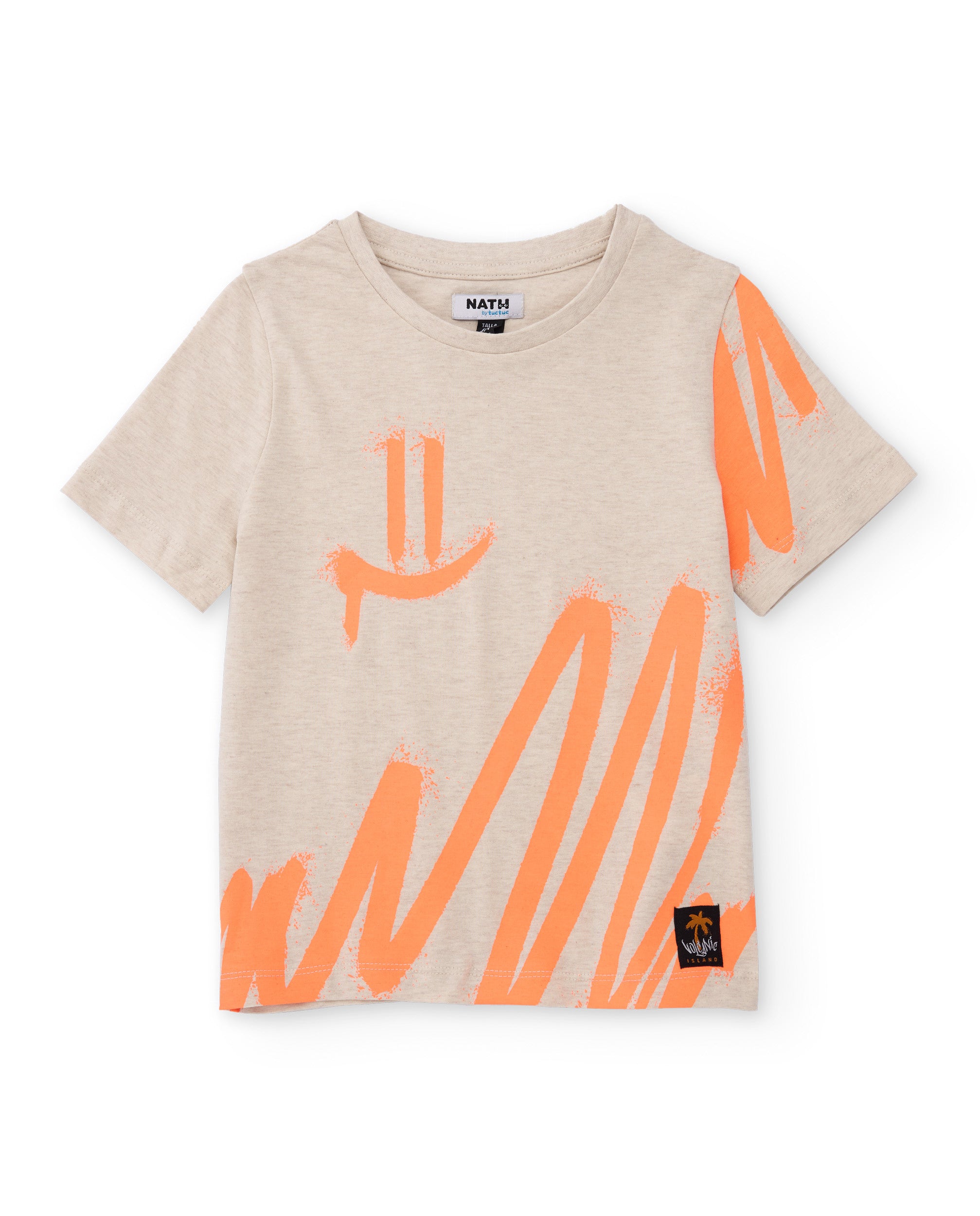Conjunto de niño de punto con estampado artístico