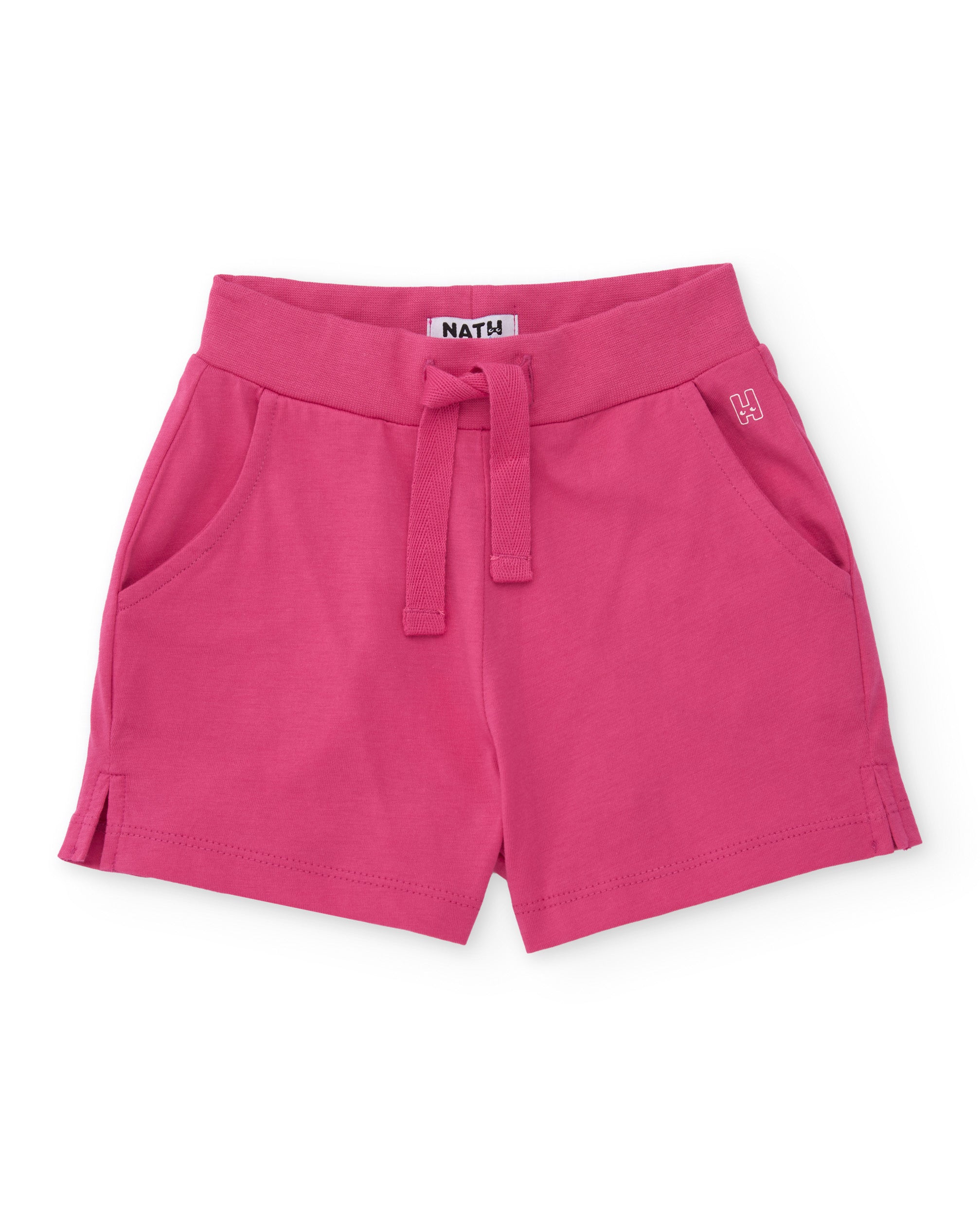 Conjunto de niña de punto con estampado de hibisco