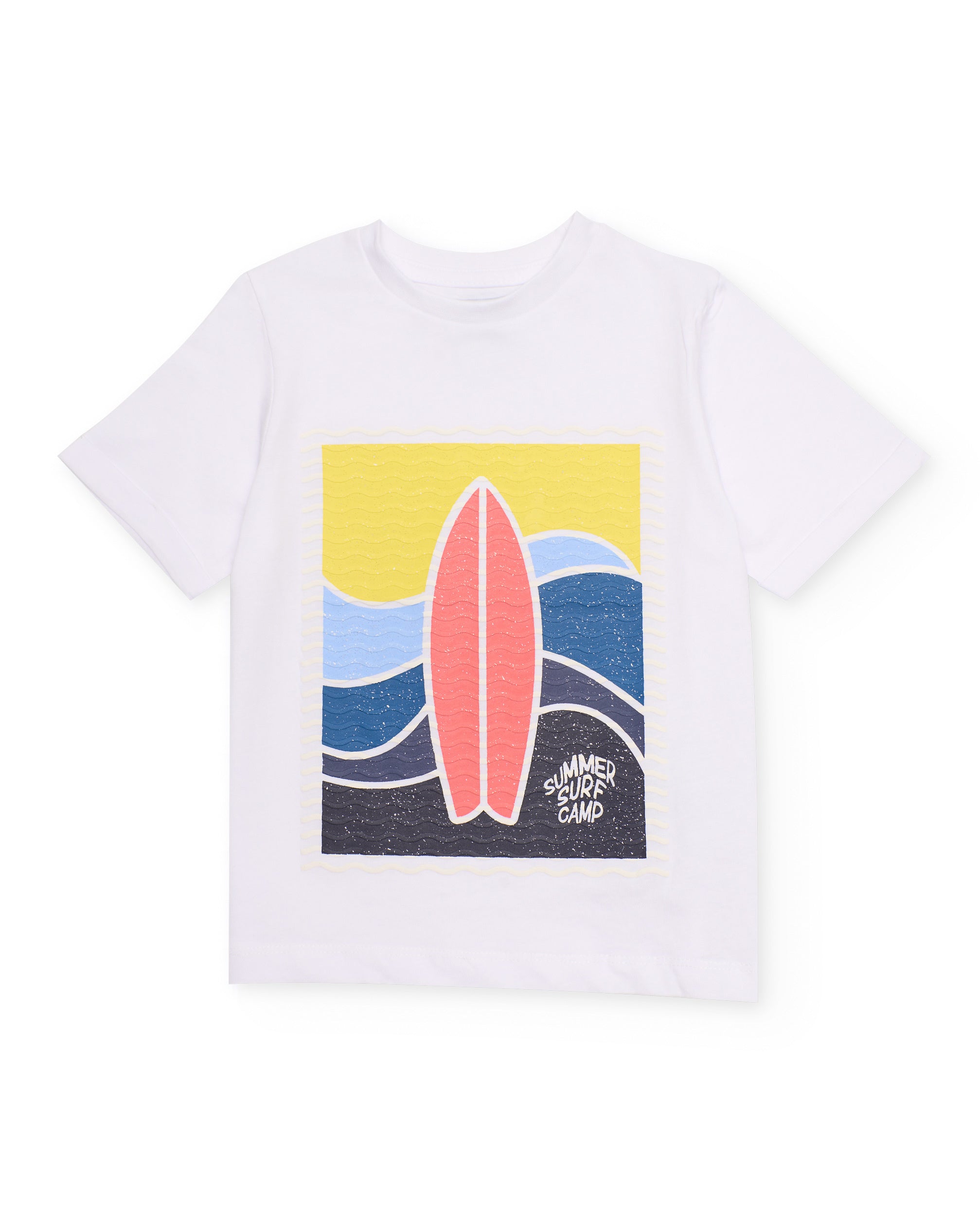 Conjunto de niño de punto con diseño surf