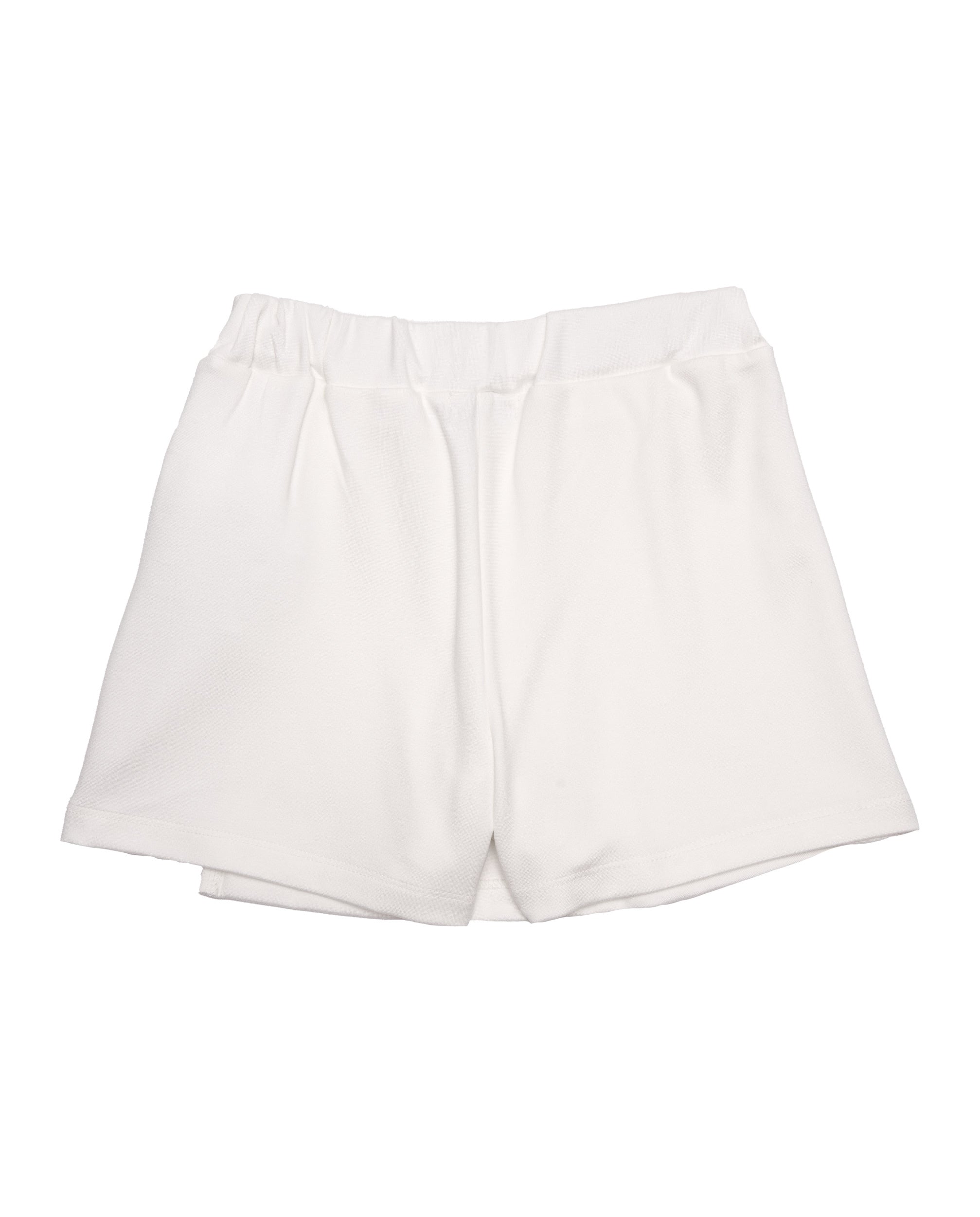 Falda pantalón de niña de punto con hebilla decorativa