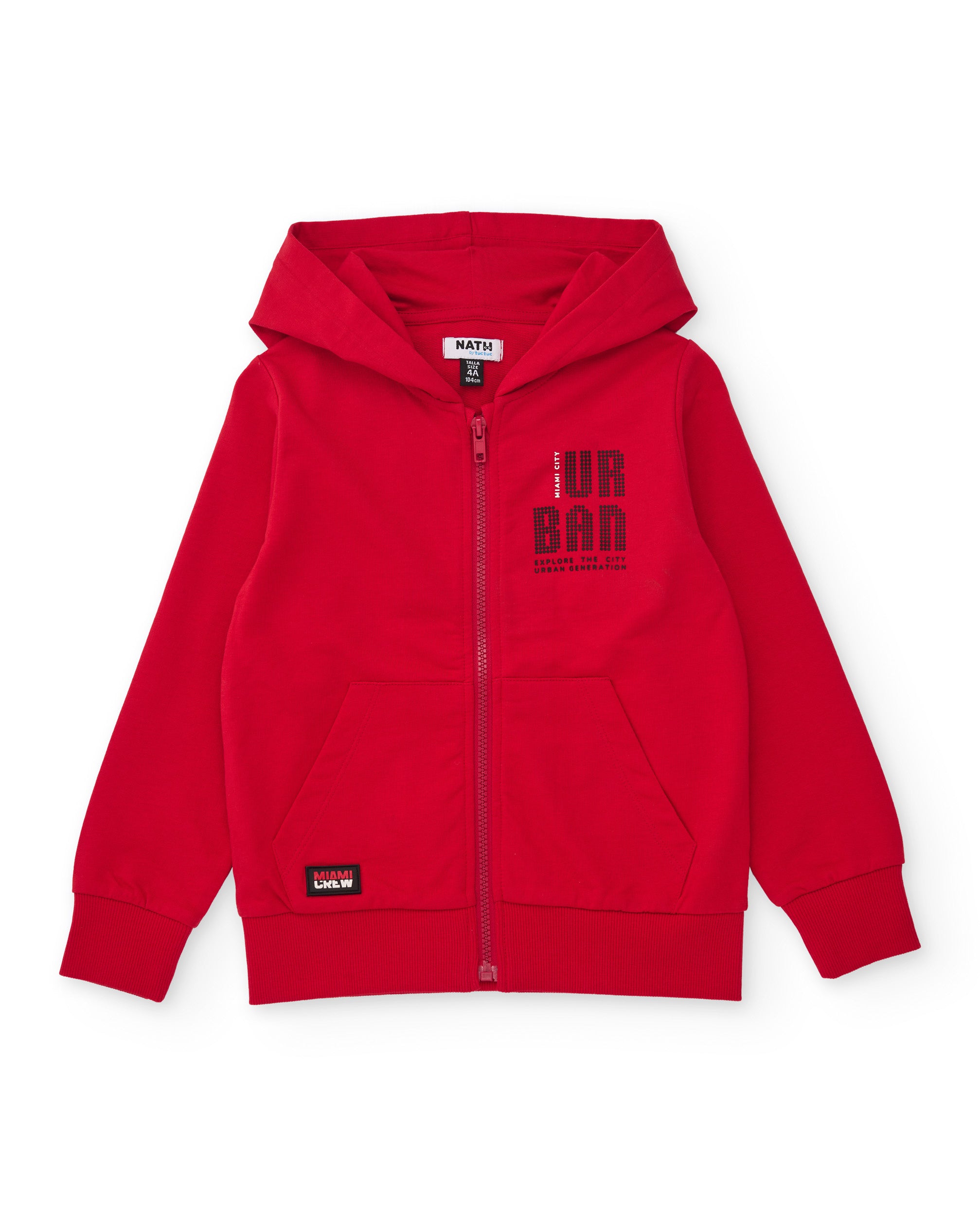 Sudadera de niño de punto con capucha