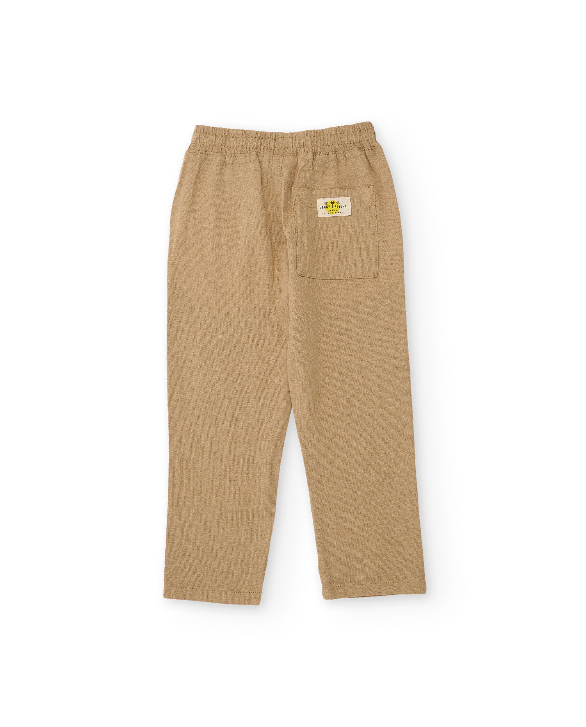 Pantalones de niño de plana con cintura elástica