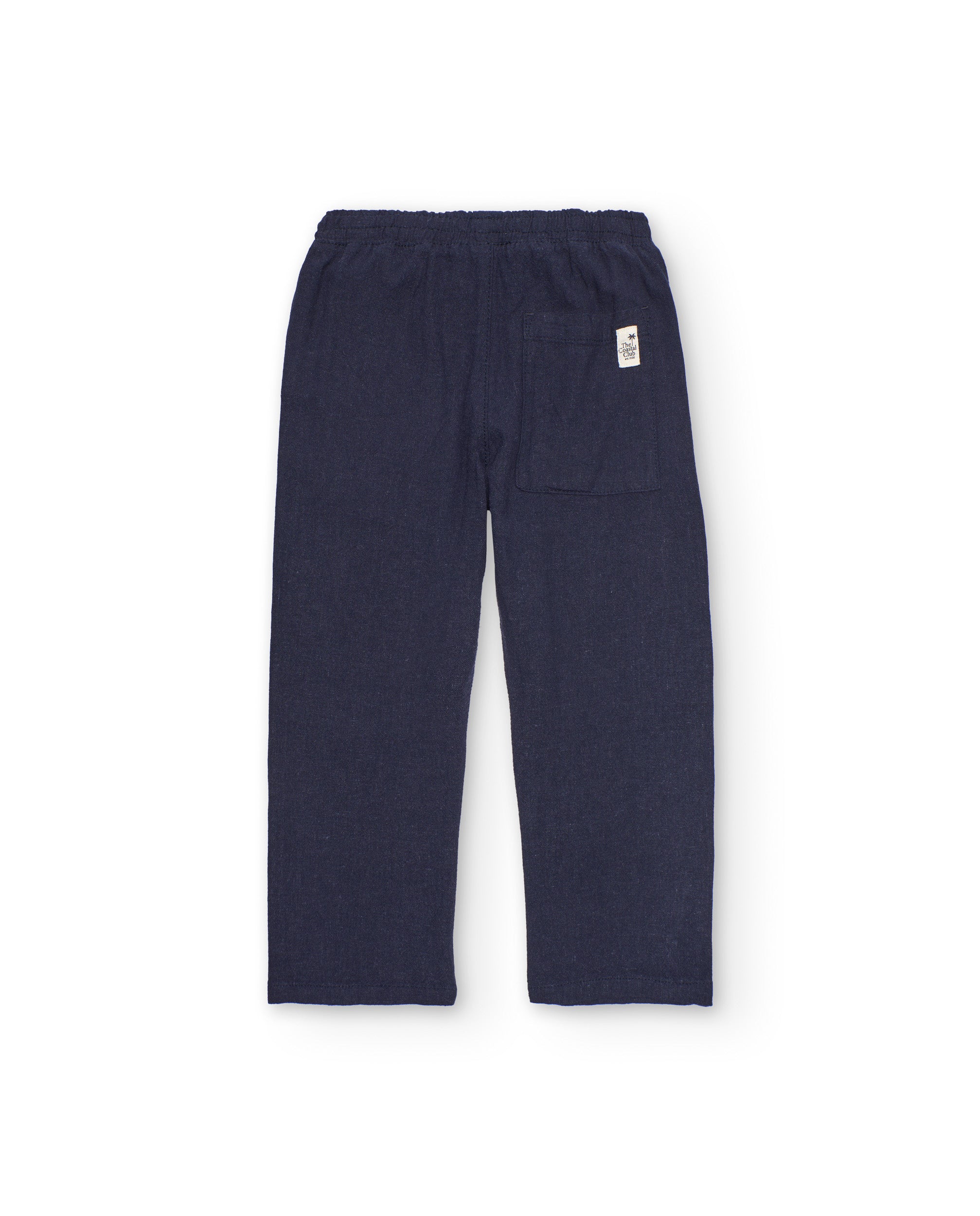 Pantalones de niño de plana con cintura elástica