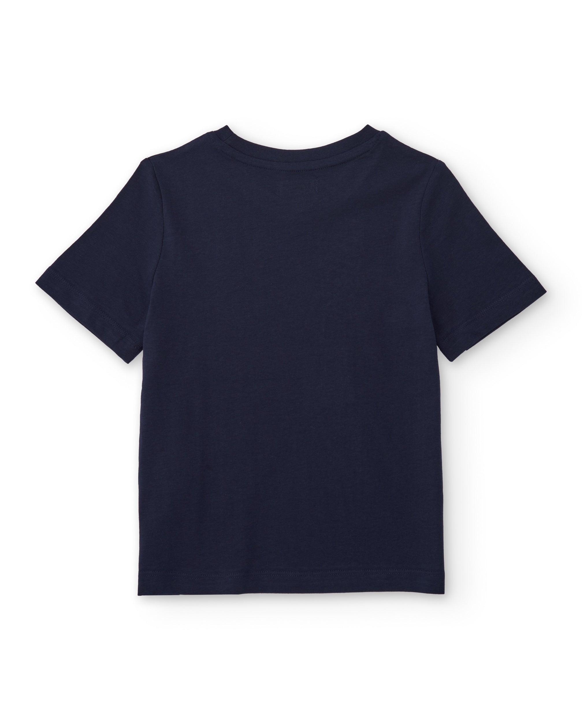 Camiseta de niño de punto con ilustración costera